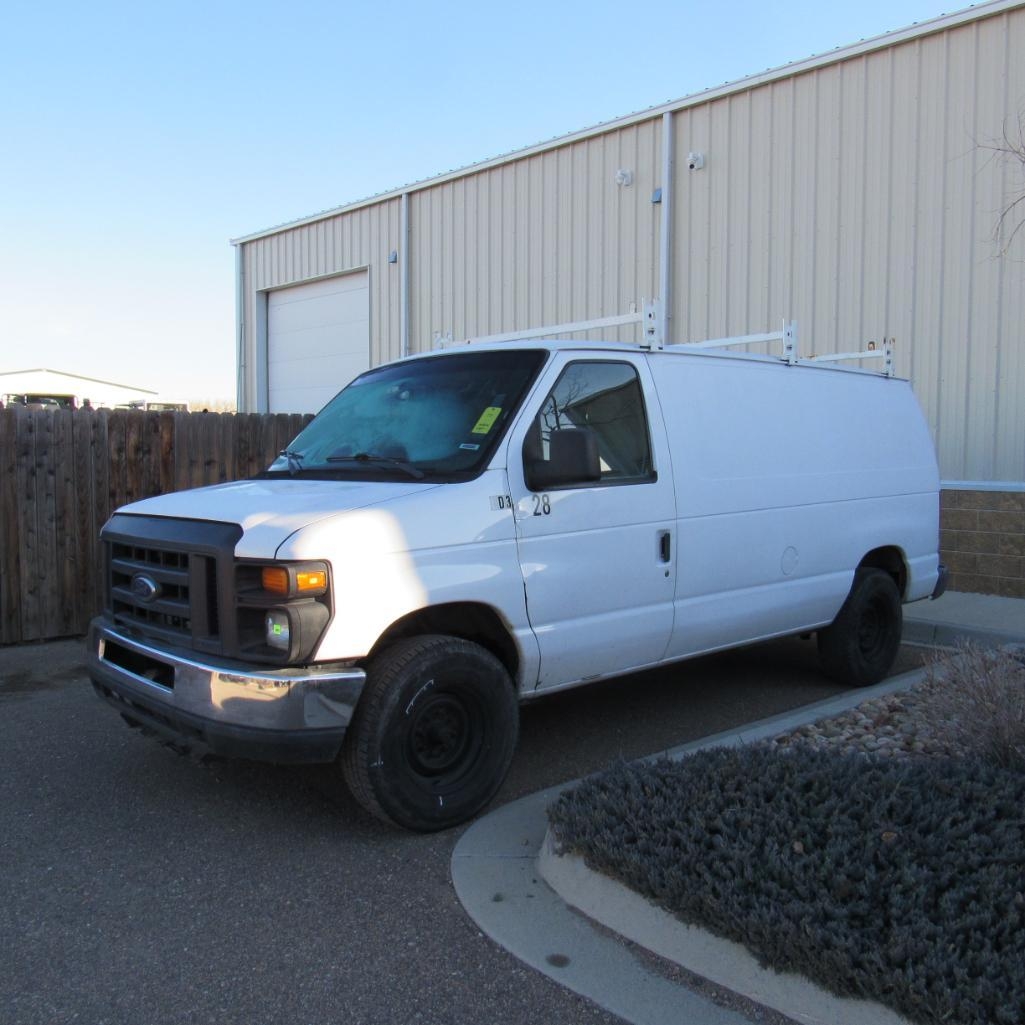 2012 Ford E-Series Cargo Van, VIN: 1FTNE1EW5DDA01380, Gas Engine, Automatic Transmission, GVWR: (A59076)