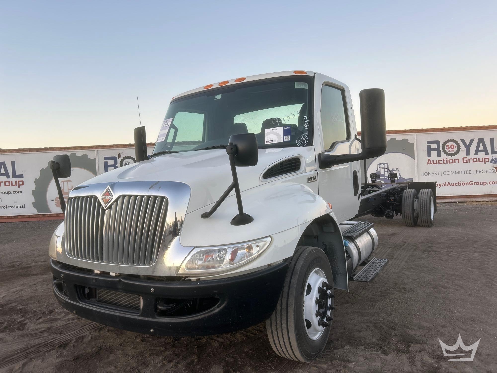2019 International MV607 Cab and Chassis Truck (A56858)