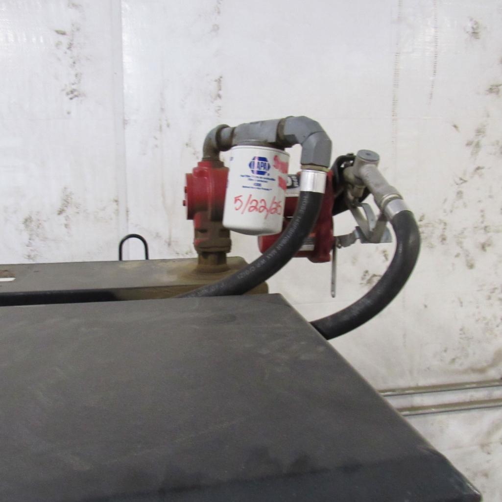 LOT: Fill-Rite Pump, Fuel Transfer Tank, Tool Box (A59076)