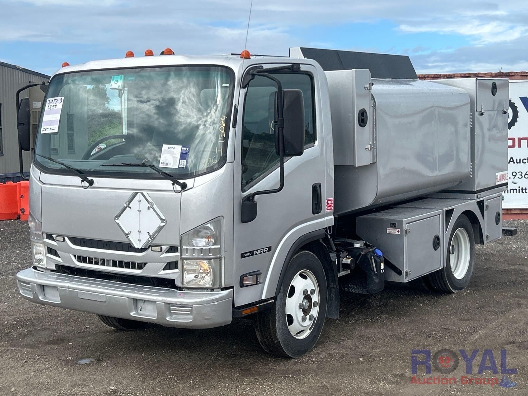 2017 Isuzu NRR 1,200 Gallon Fuel Transport Truck (A55788)