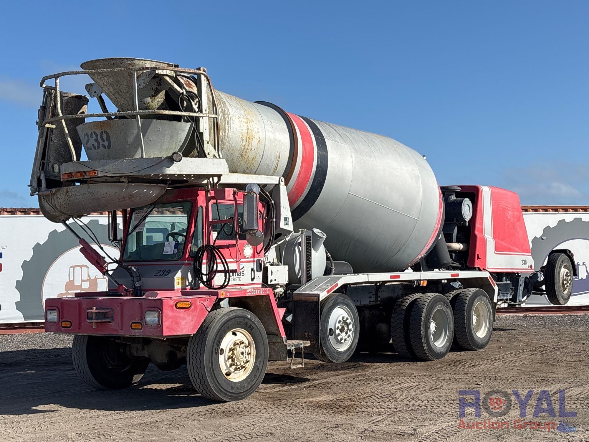 2007 Oshkosh S-Series TMMB 11 CuYd Front Discharge Concrete Mixer Truck w/ Tag Axle (A55788)