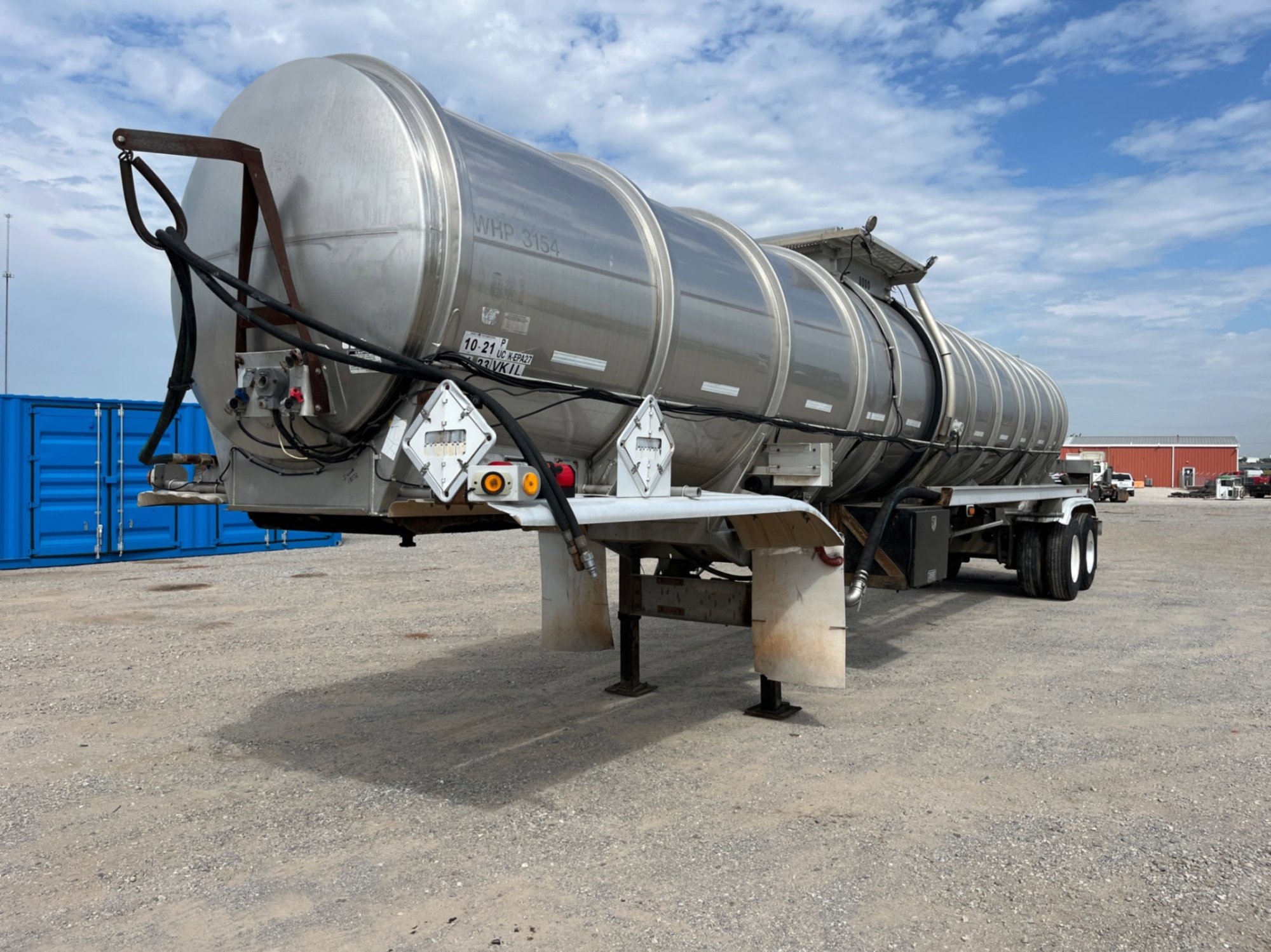 1987 FRUEHAUF 150BBL ALUMINUM TANKER TRAILER (A53843)