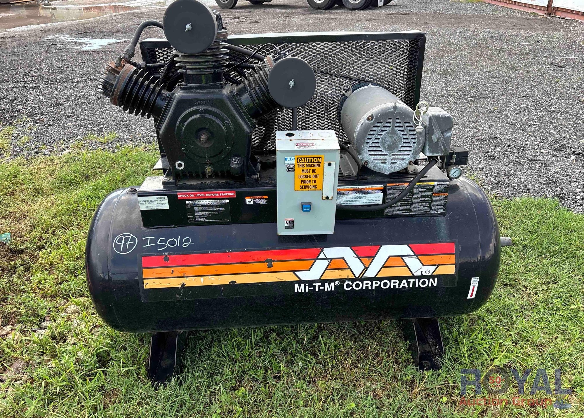 3 phase 175 psi air compressor MI- T- M (A50322)