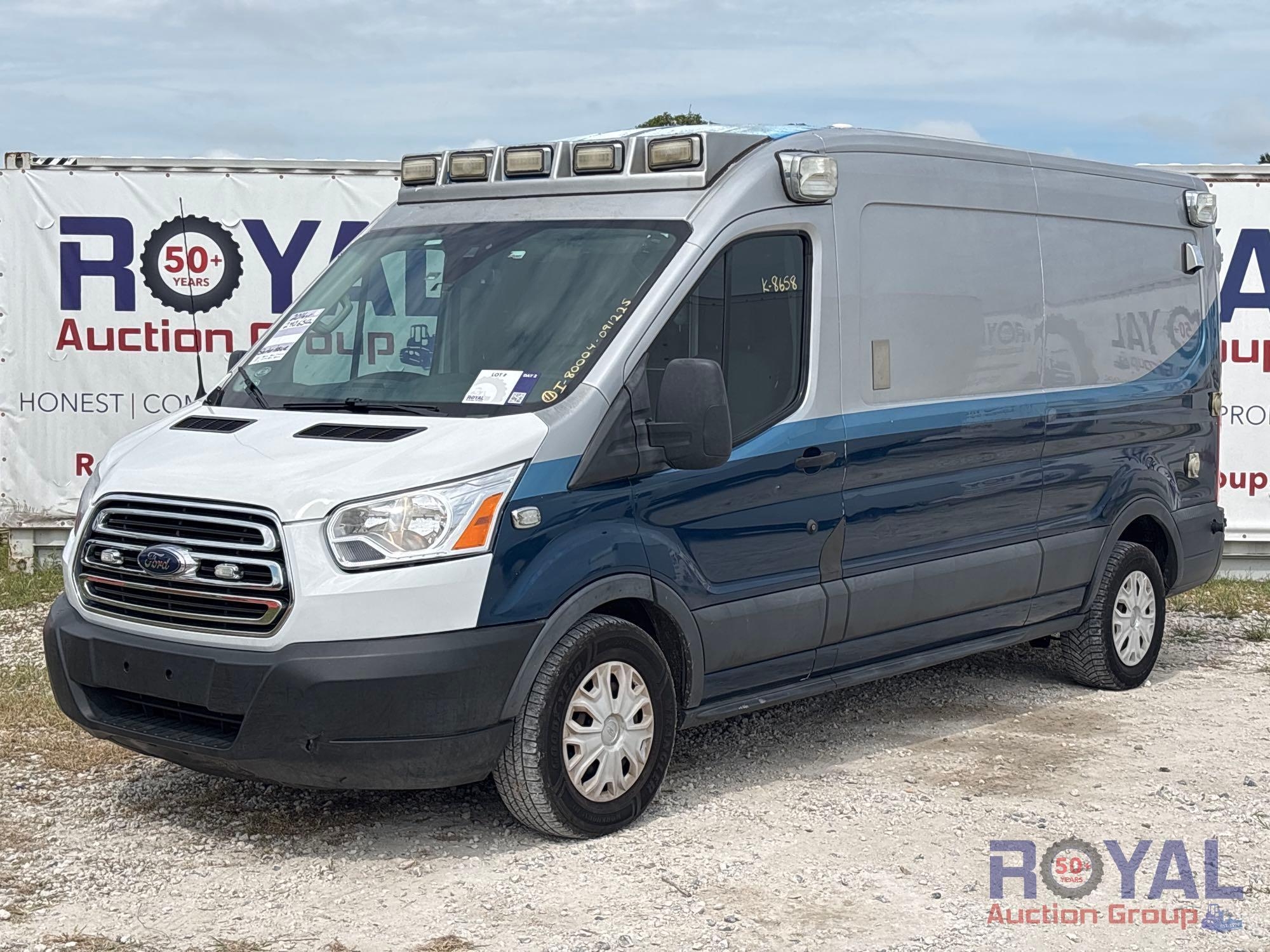 Year: 2016 Make: Ford Model: Transit Van Vehicle Type: Van Mileage: 240,650 Plate: Body Type: 4 D... (A51692)