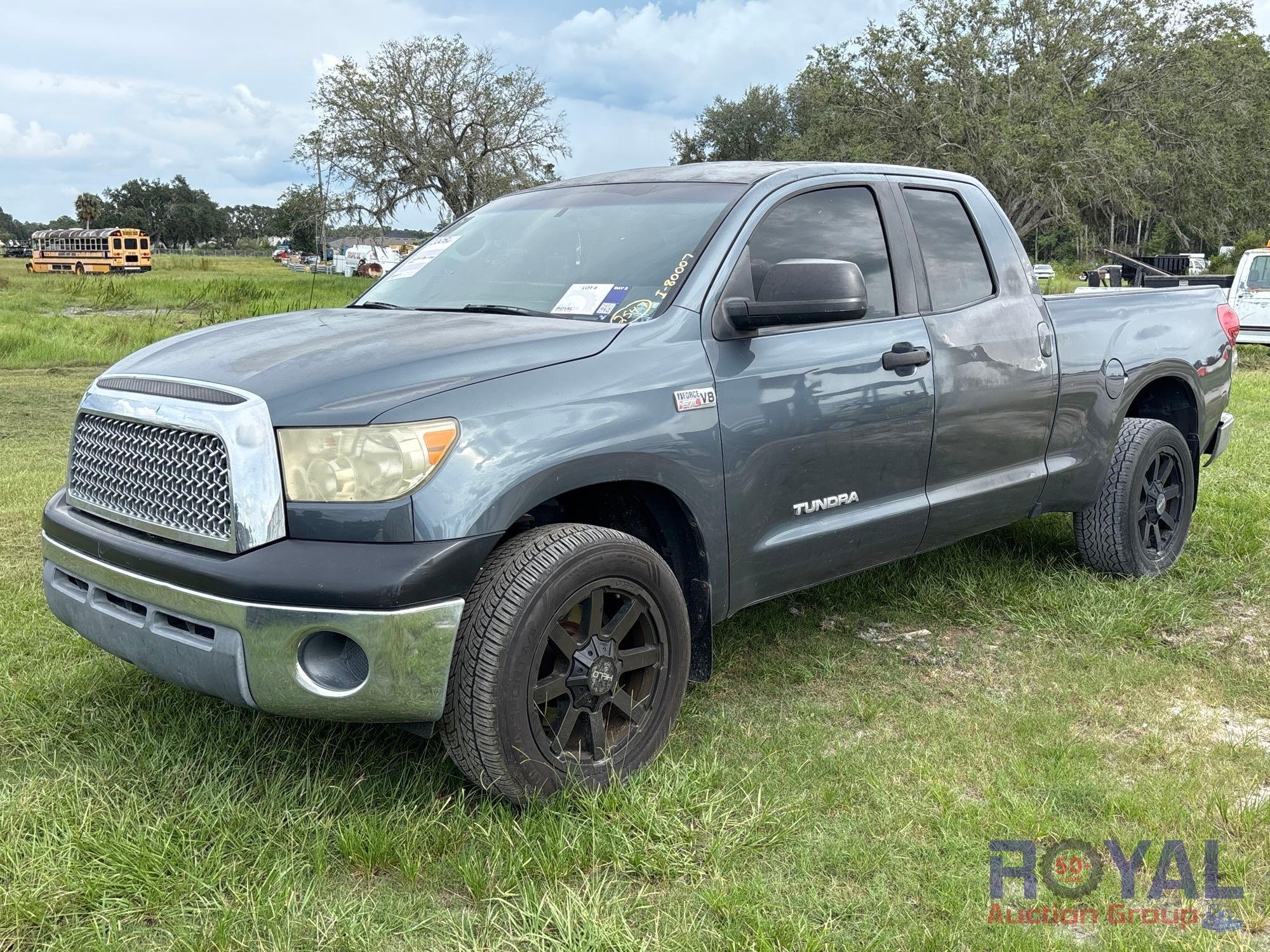 Year: 2008 Make: Toyota Model: Tundra Vehicle Type: Pickup Truck Mileage: Plate: Body Type: 4 Door (A51692)