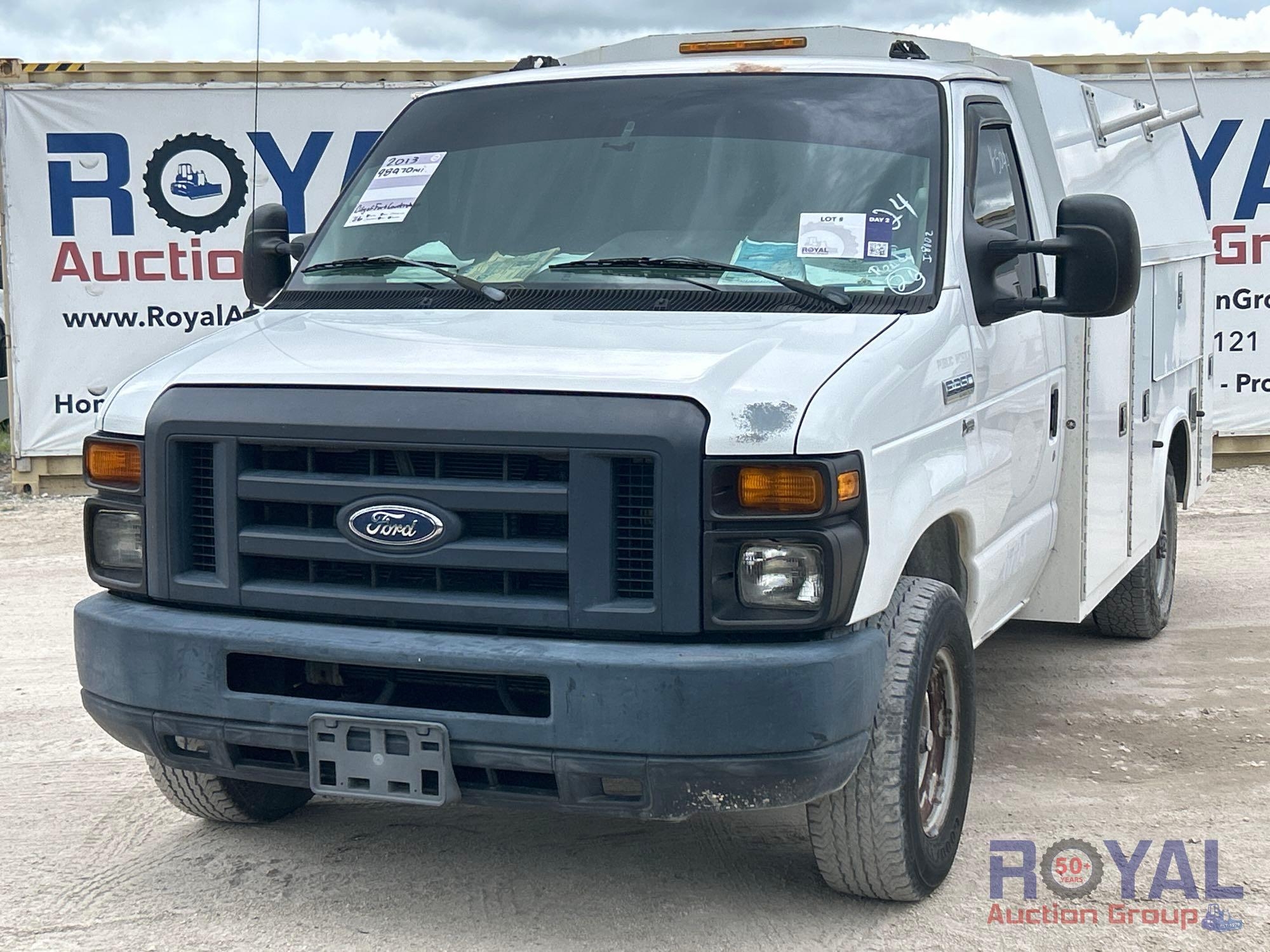 2013 Ford E-350 Enclosed Service Van (A50323)