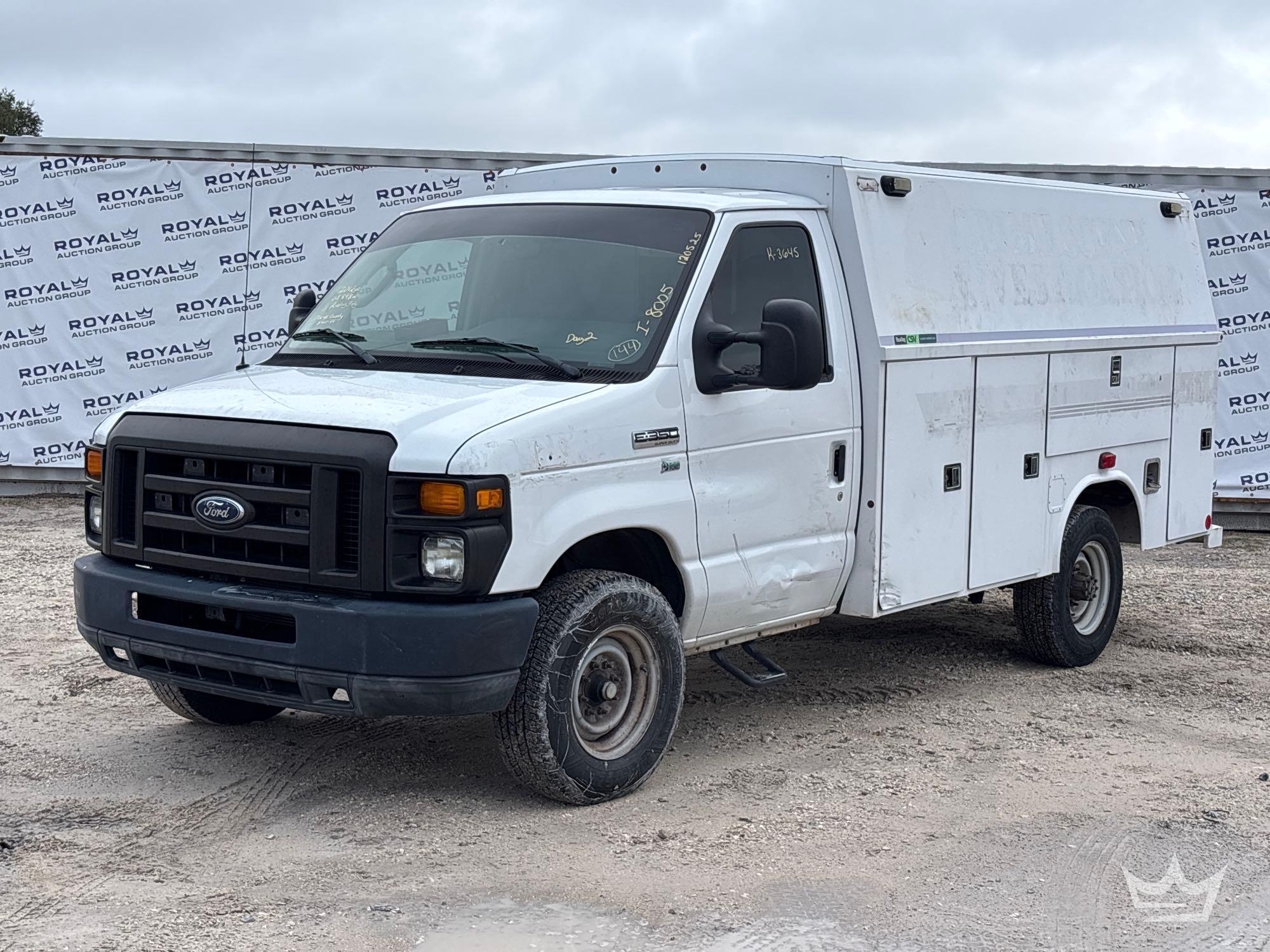 2012 Ford E-350 Enclosed Service Van (A59230)