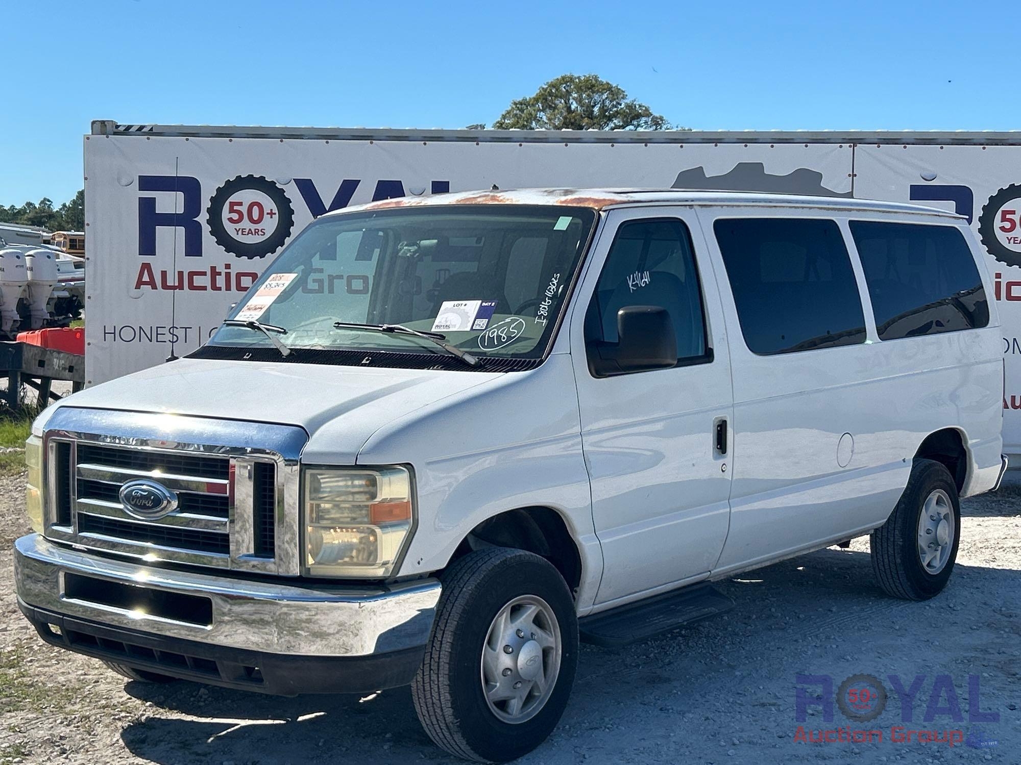 Year: 2008 Make: Ford Model: Econoline Wagon Vehicle Type: Van Mileage: 88,245 Plate: Body Type: 4 (A55852)