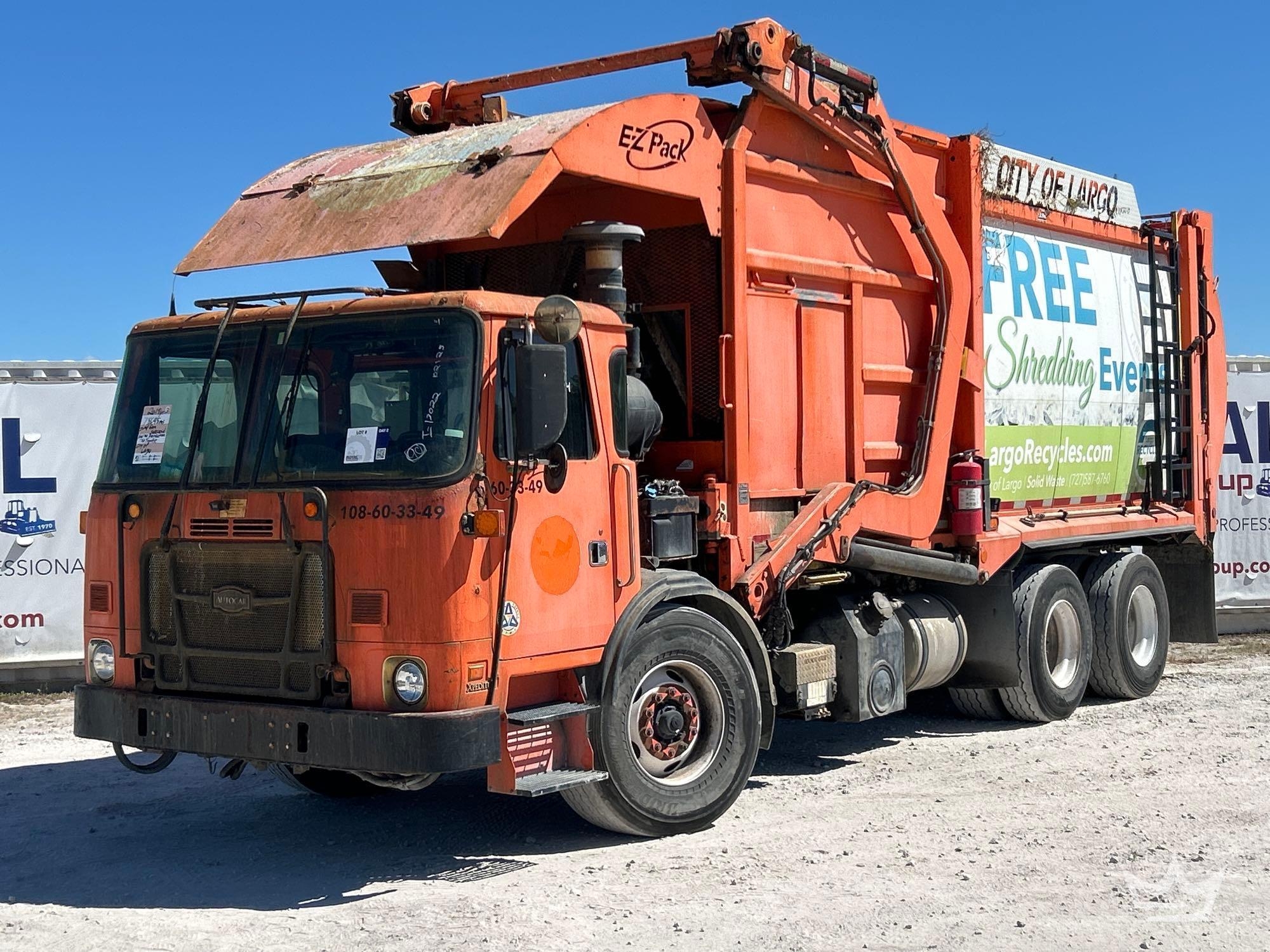 2019 Autocar ACX Xpeditor T/A EZ-Pack 40 Yard Front Loader Garbage Truck (A55852)