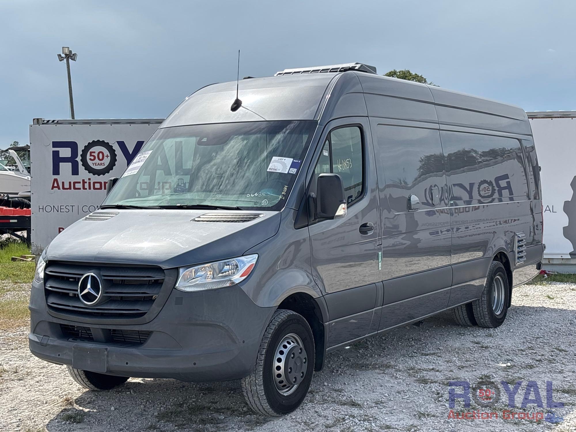 Year: 2021 Make: Mercedes-Benz Model: Sprinter 4500 Vehicle Type: Van Mileage: 11,807 Plate: Body (A51692)