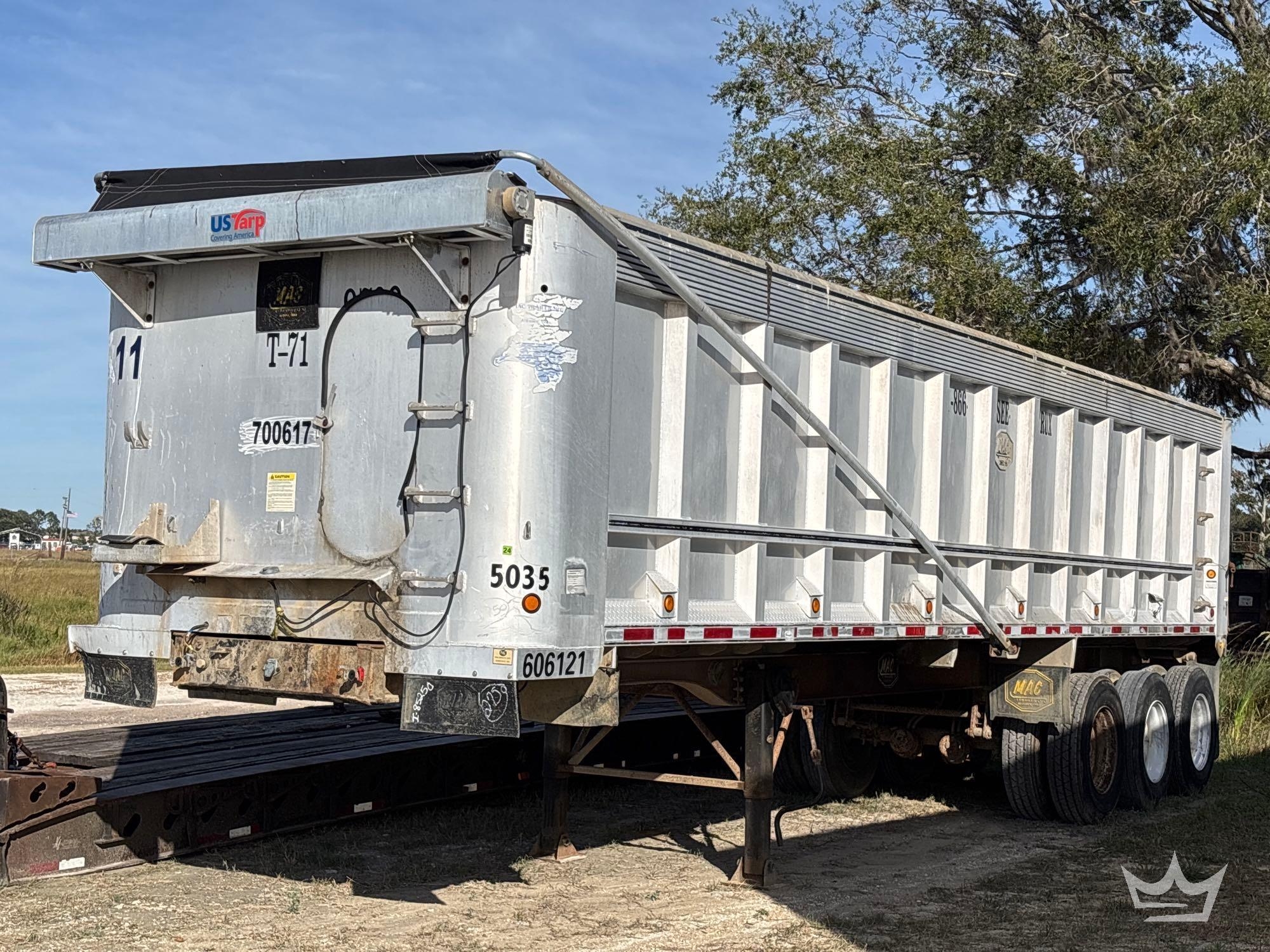 2006 Mac 35ft Tri-Axle Dump Trailer (A56858)