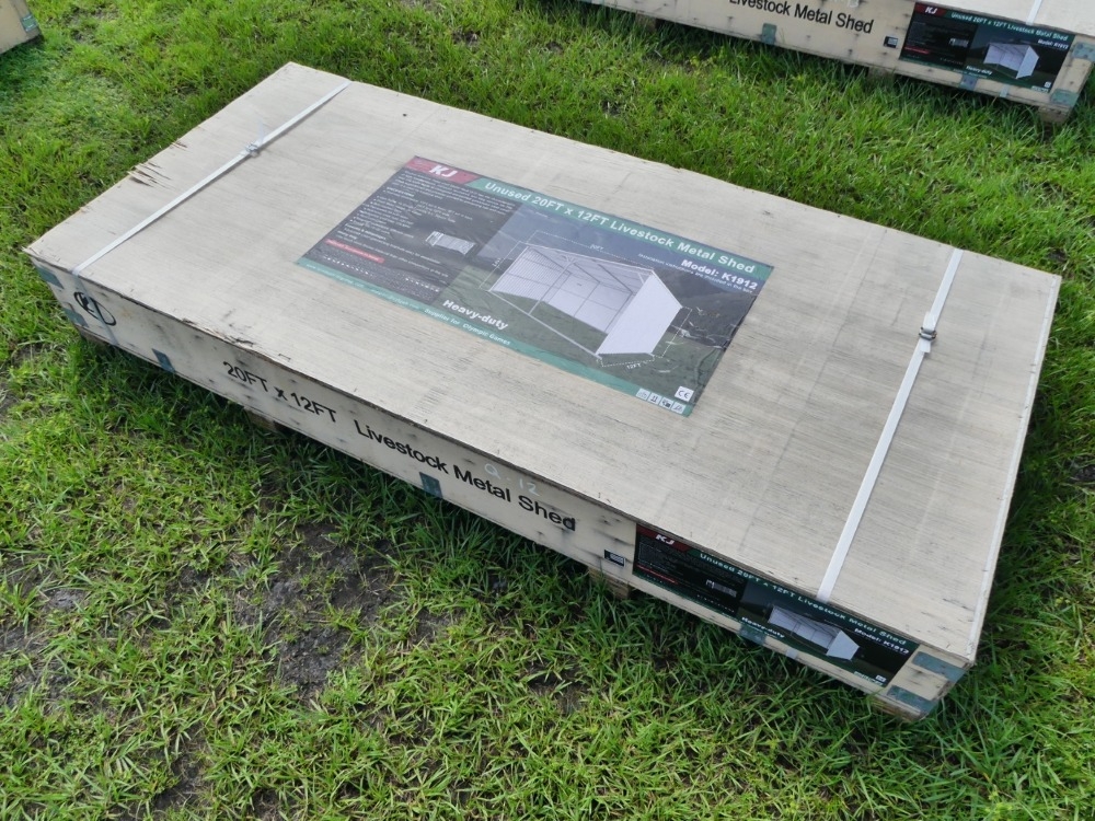 20'x12' Livestock Metal Shed (A53316)