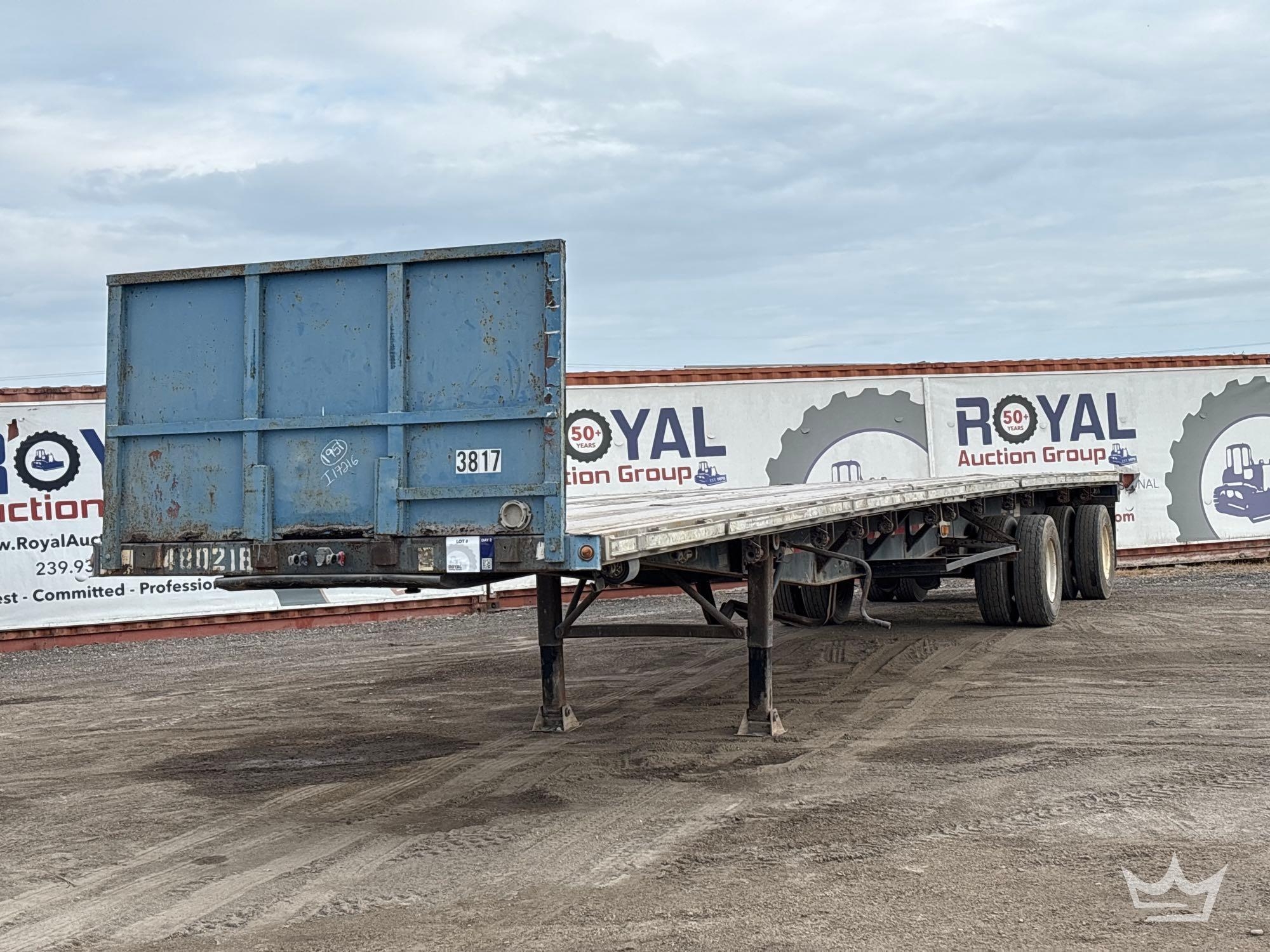 1998 Wabash National 48ft T/A Flatbed Trailer (A56858)