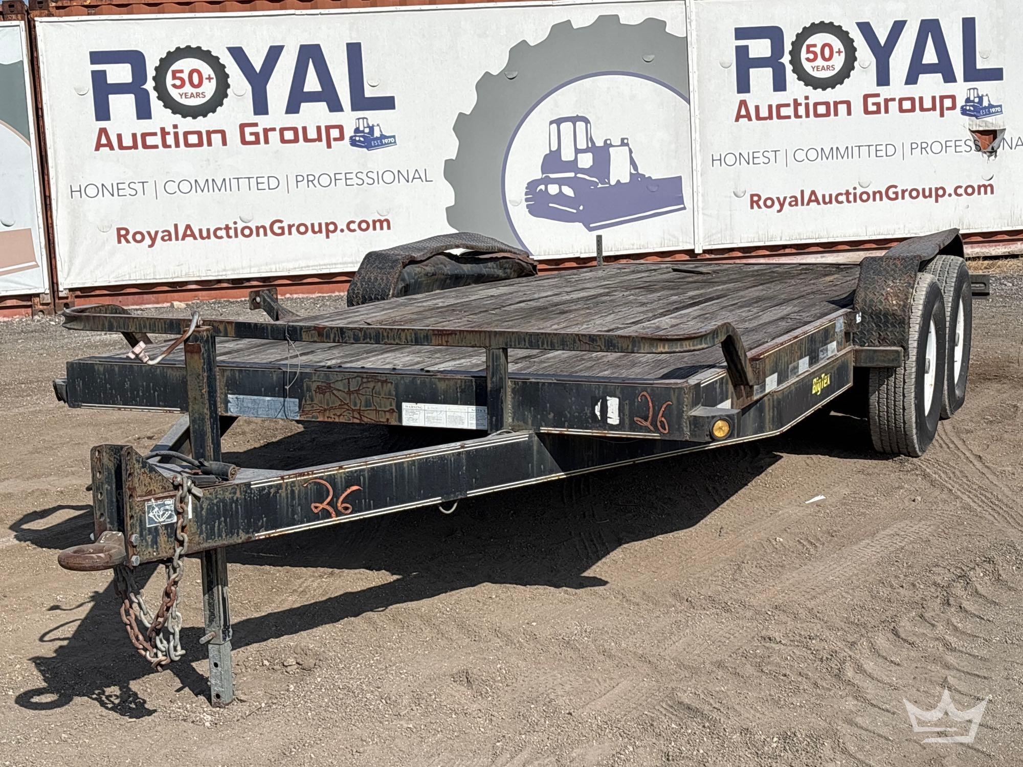 2009 Big Tex 7 Ton T/A Flatbed Trailer (A56858)