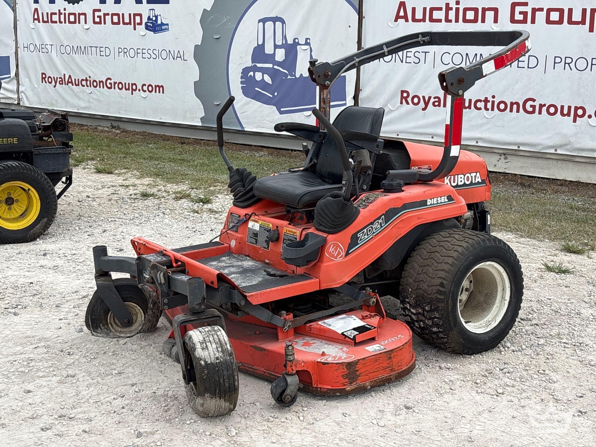 2005 Kubota ZD21F 60in Zero Turn Commercial Mower (A55851)