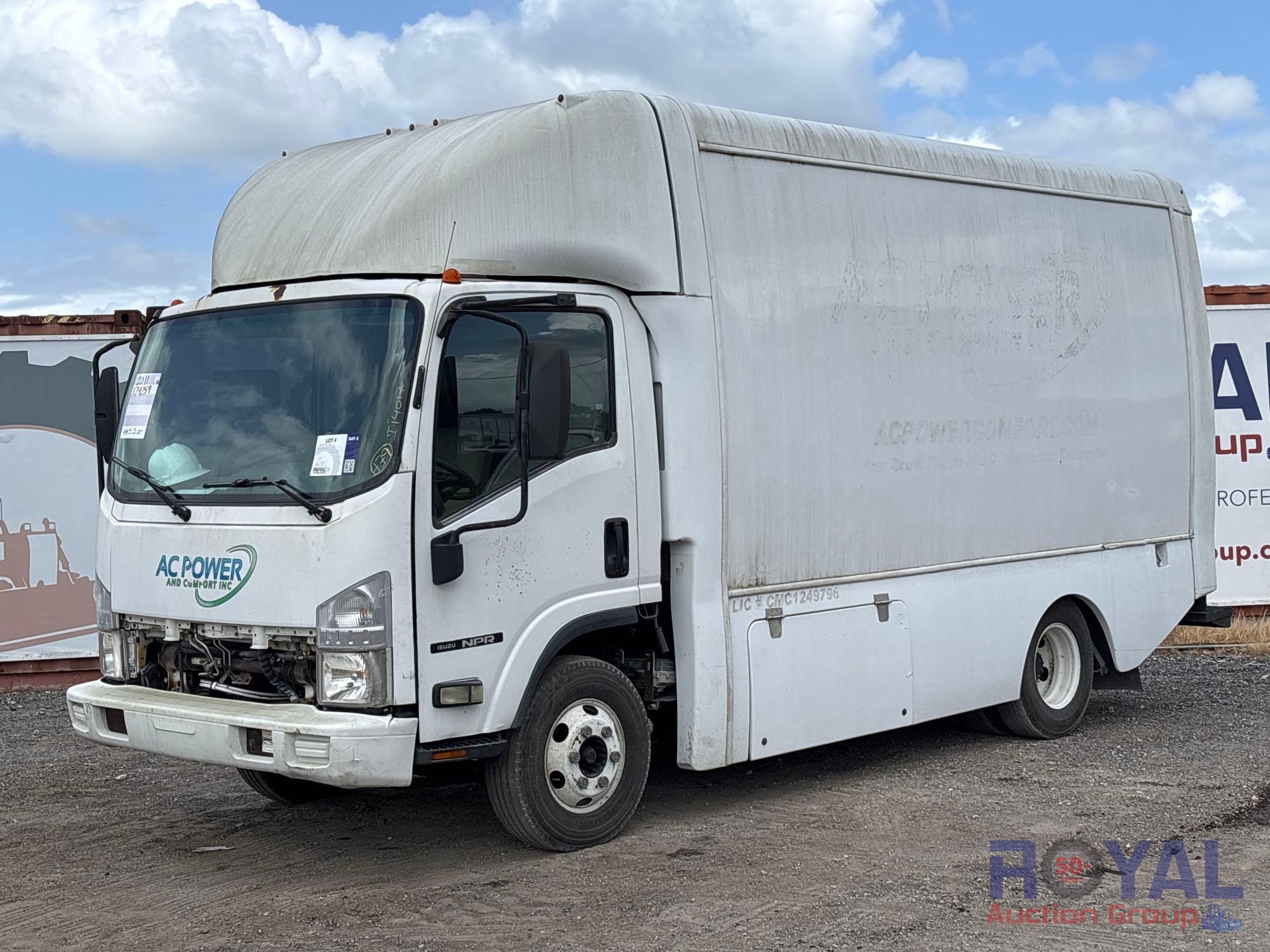 2011 Isuzu NPR 14FT Box Truck (A55788)
