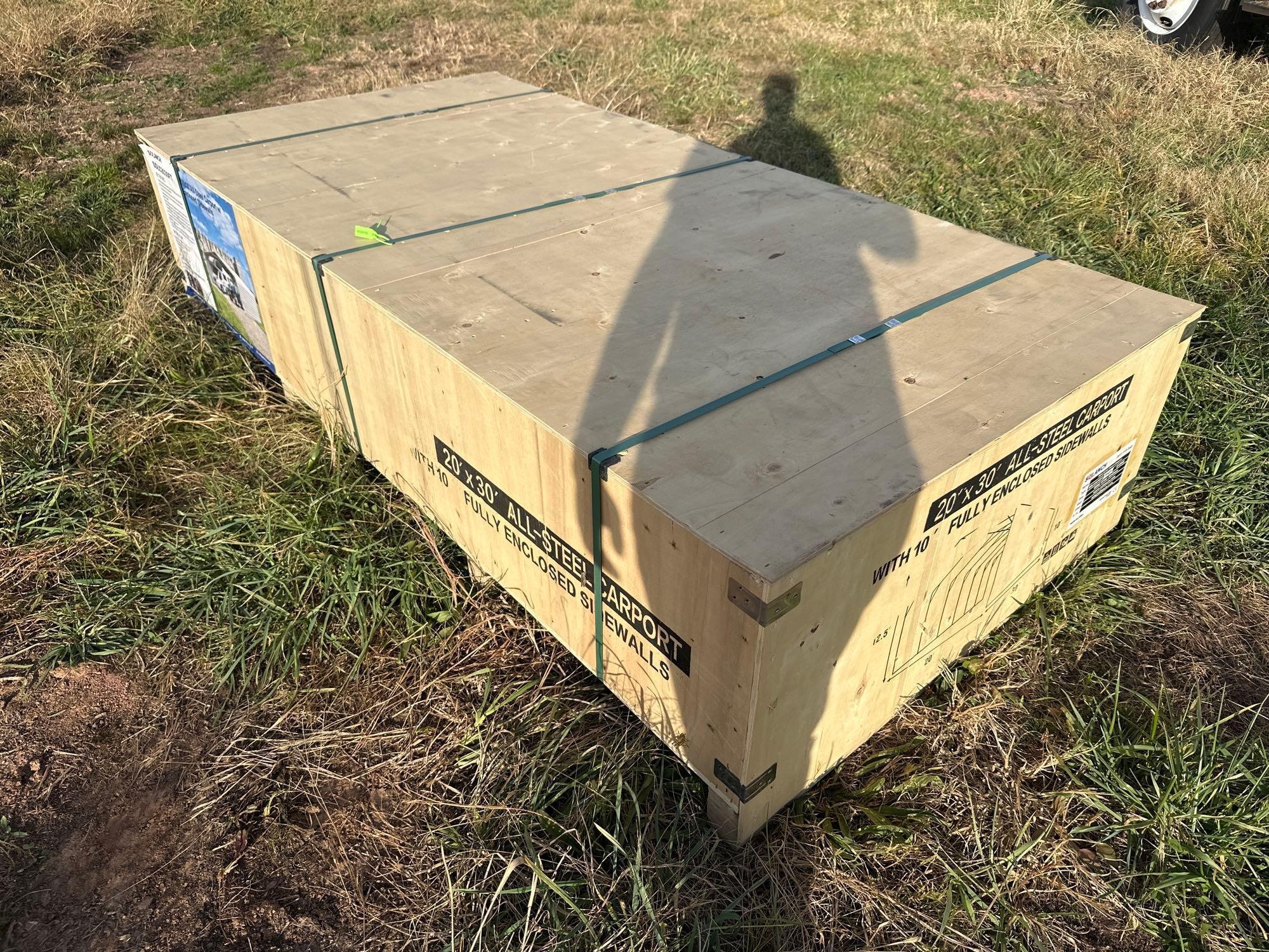 New/Unused SD Lanch 20x30 All Steel Carport (A57454)