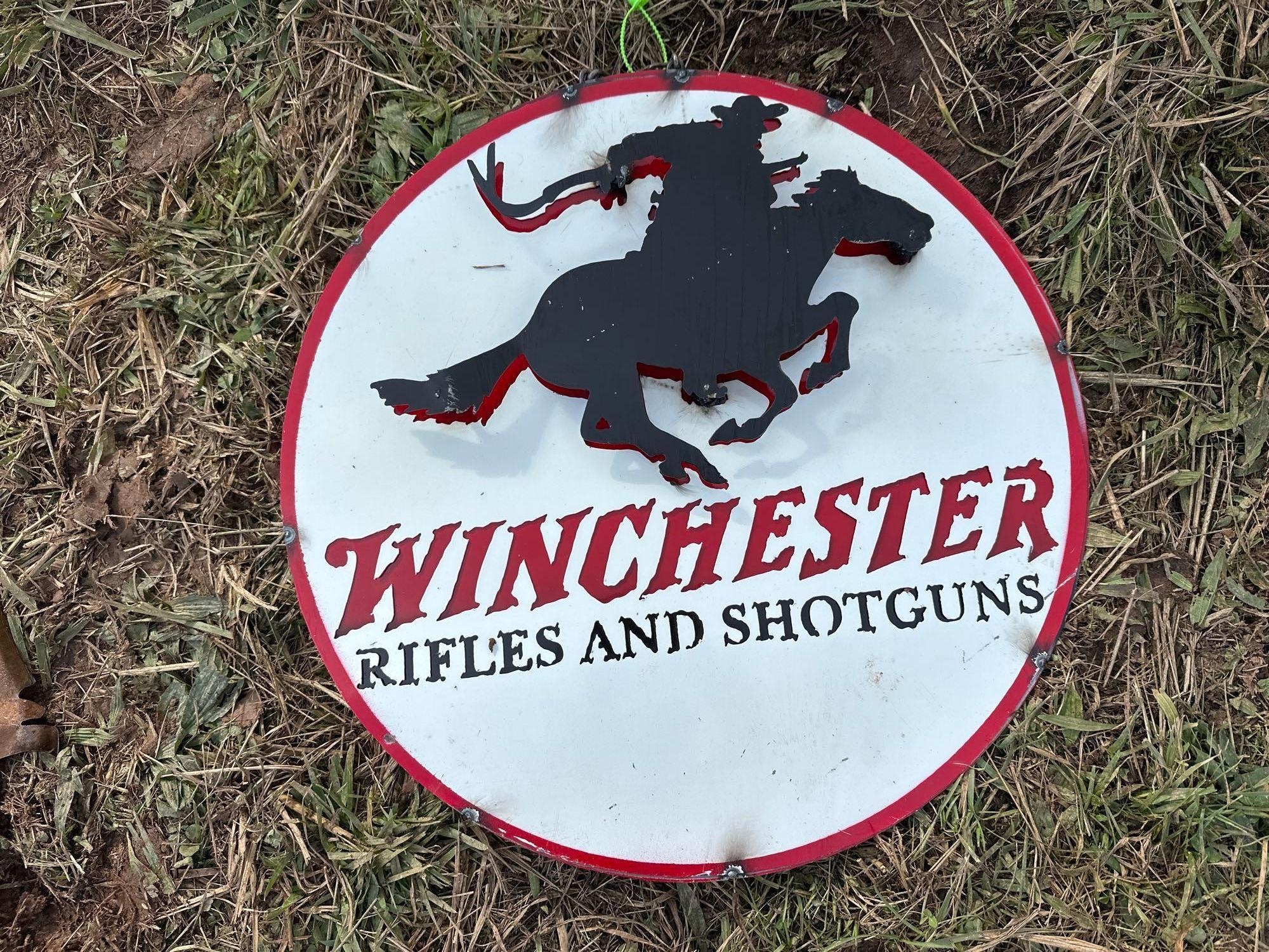 Winchester Metal Sign (A57454)