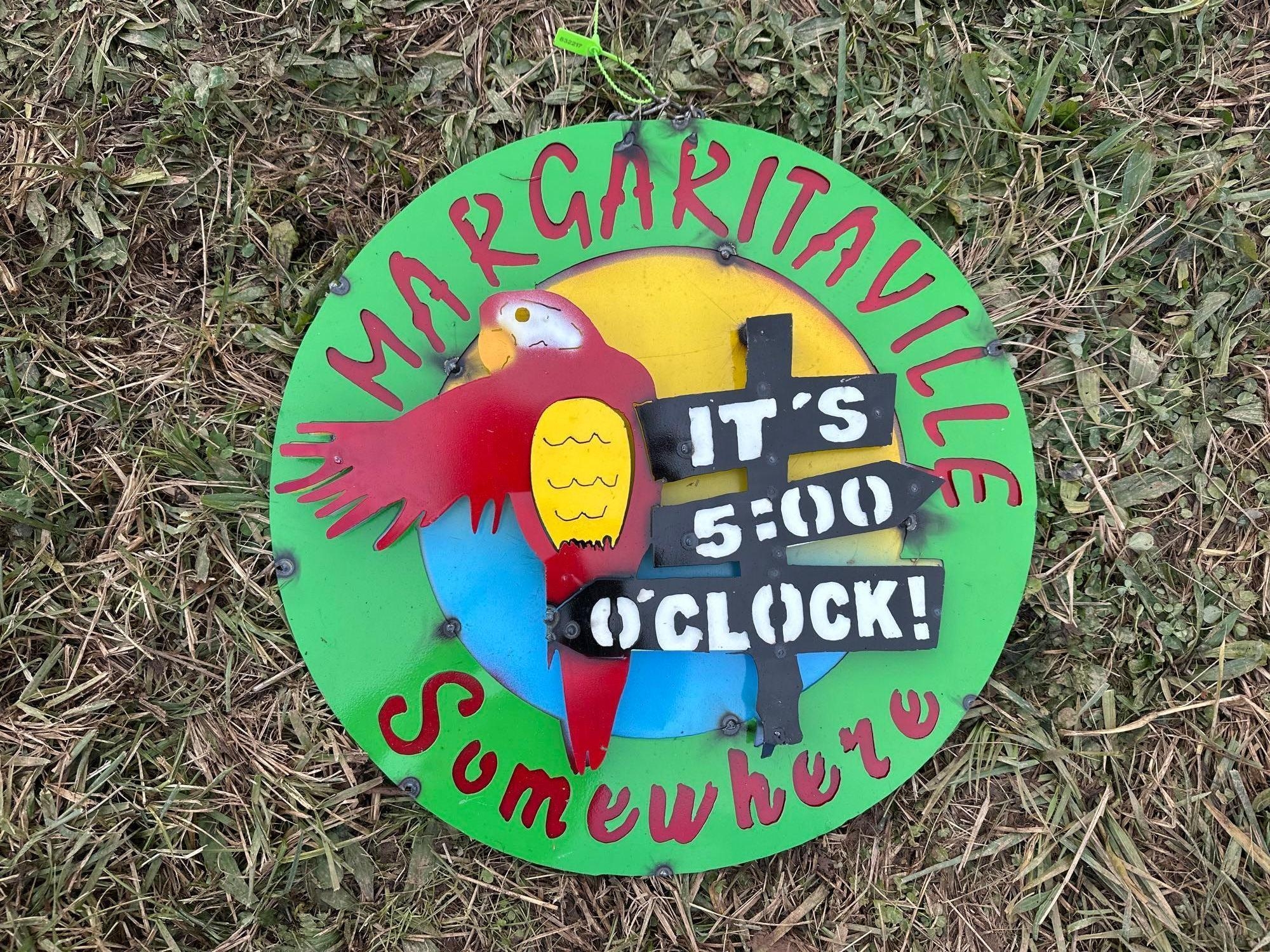 Margaritaville 5 O' Clock Somewhere Sign (A57454)