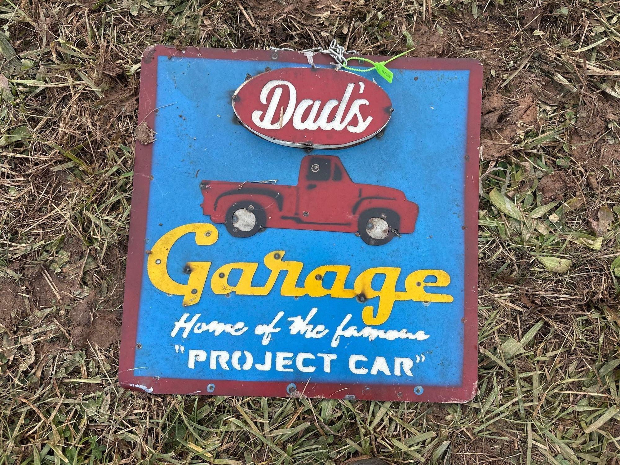 Dad's Garage Metal Sign (A57454)
