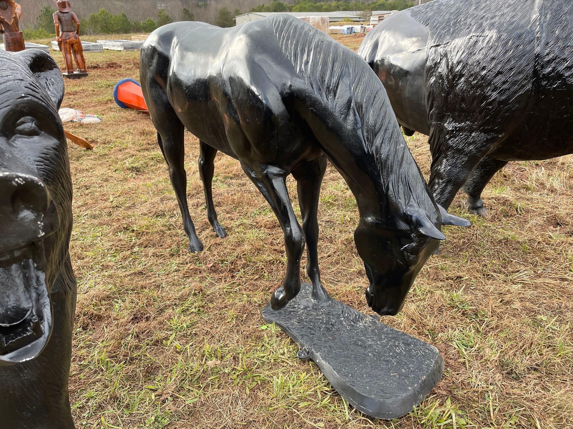 Metal Horse Statue (A57454)