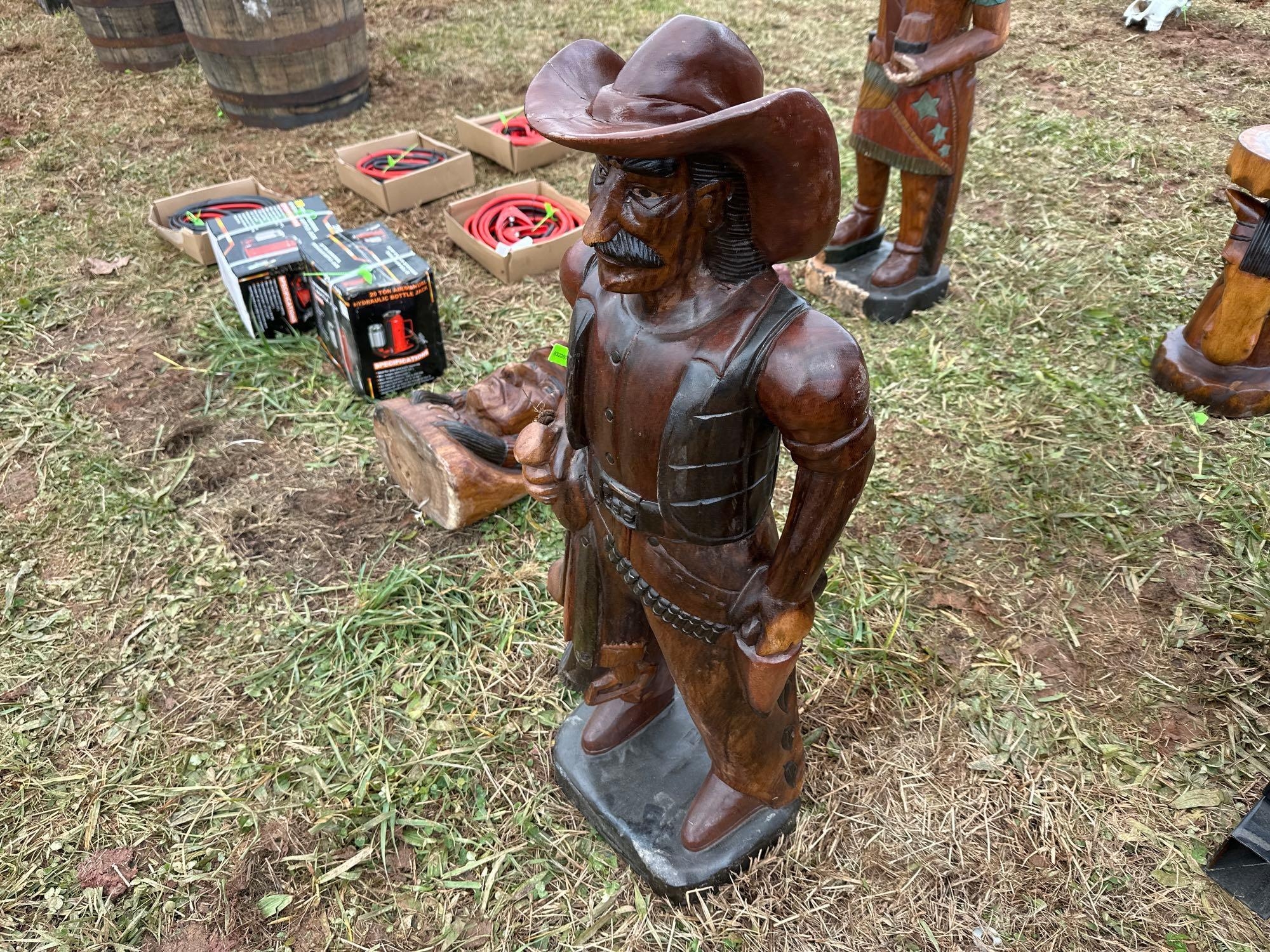 3ft Teakwood Cowboy (A57454)