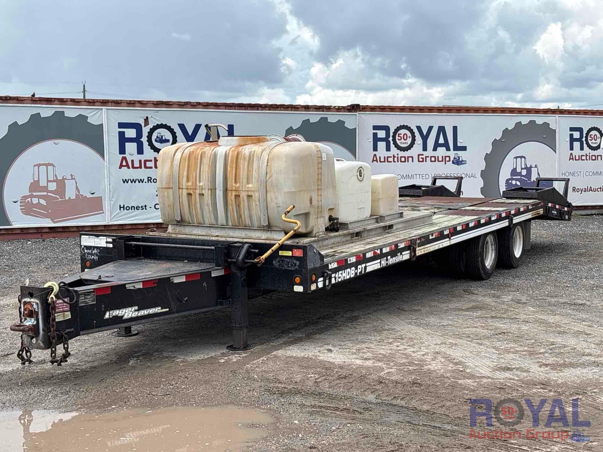 2015 Eager Beaver 15HBB-PT T/A Flatbed Equipment Trailer (A50323)