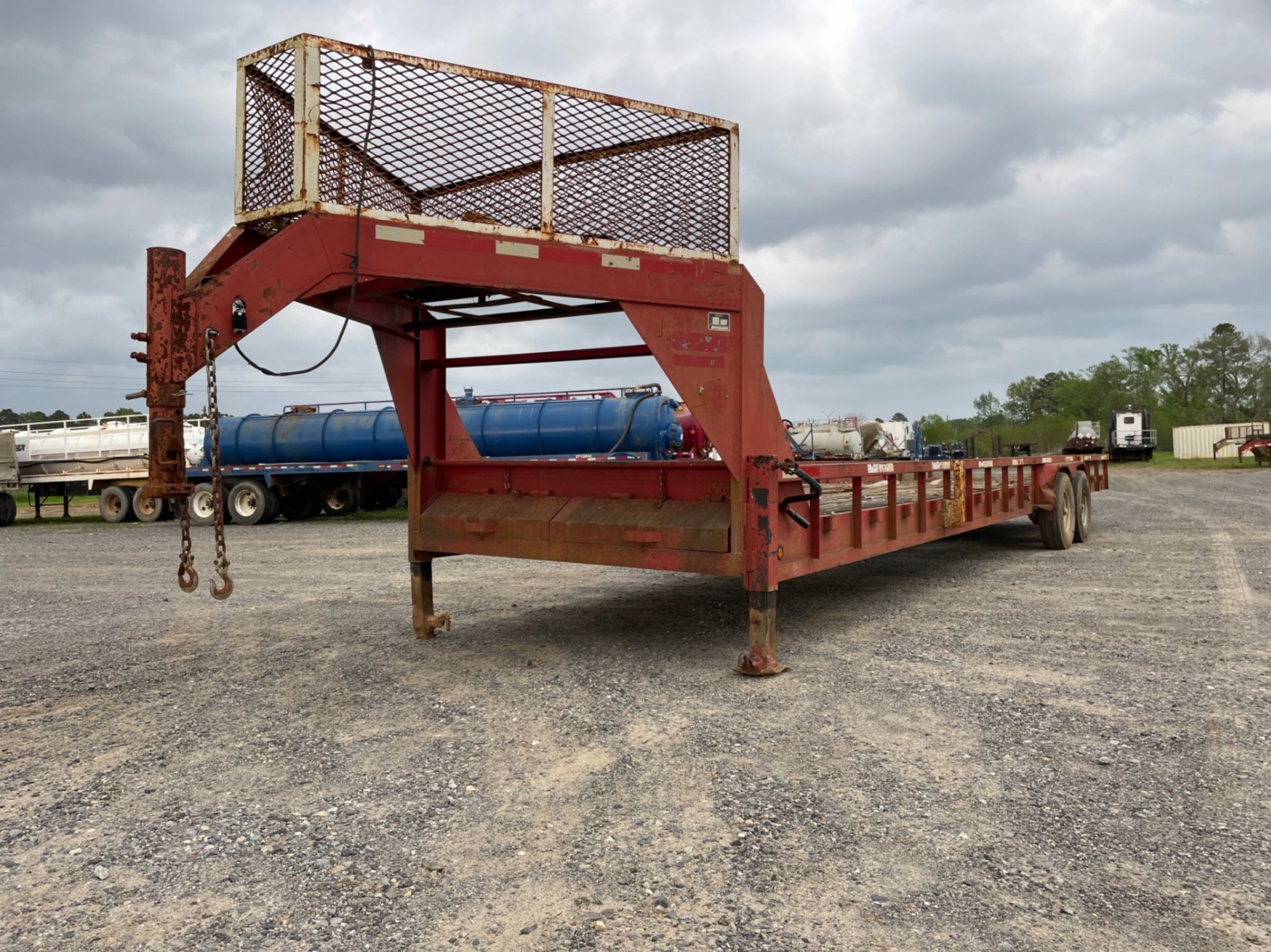 2012 TEX MEX TRAILER LOW BOY GOOSENECK (A52472)