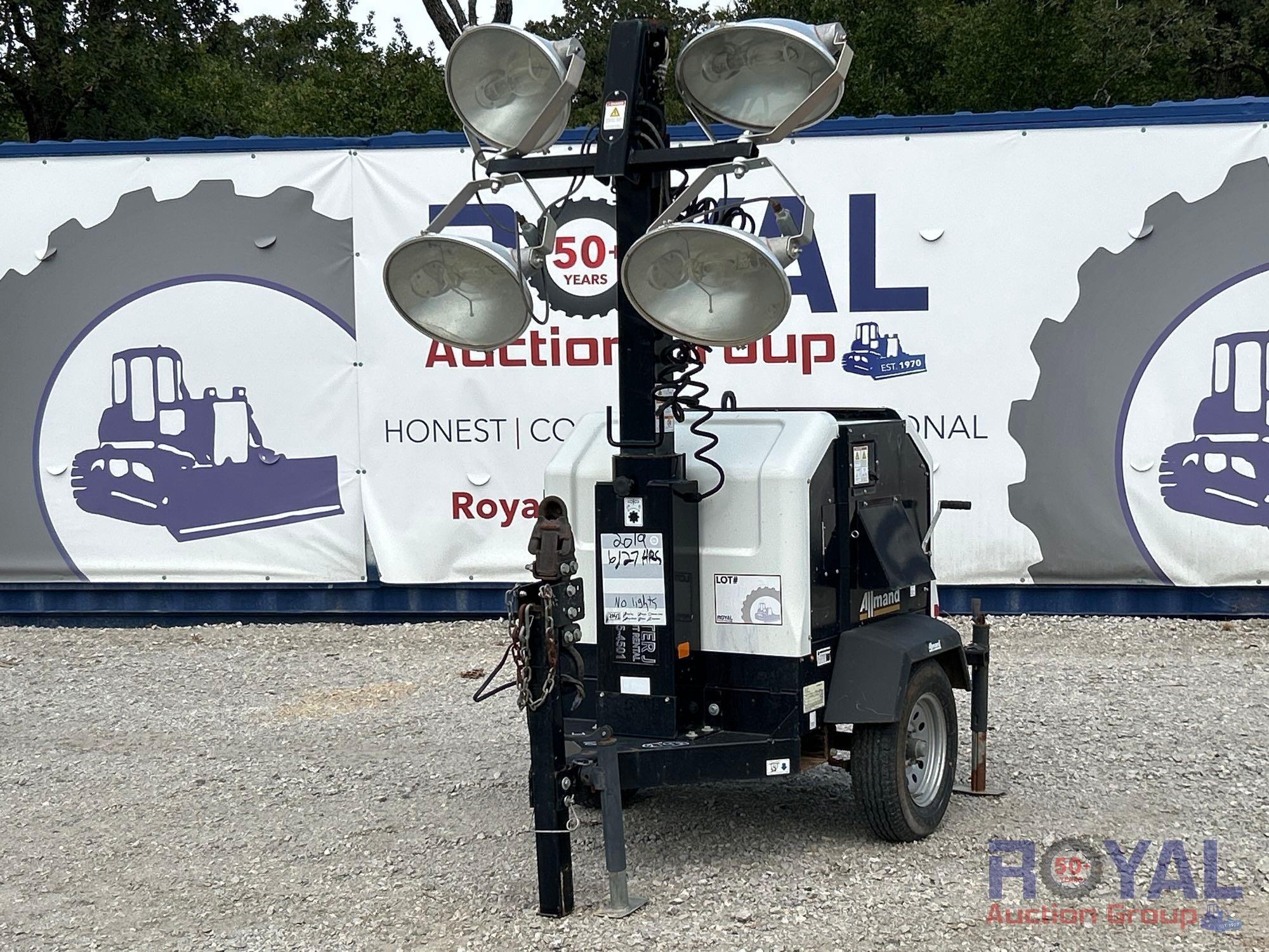 2019 Allmand Night-Lite V-Series 7kW S/A Towable Light Tower (A52377)