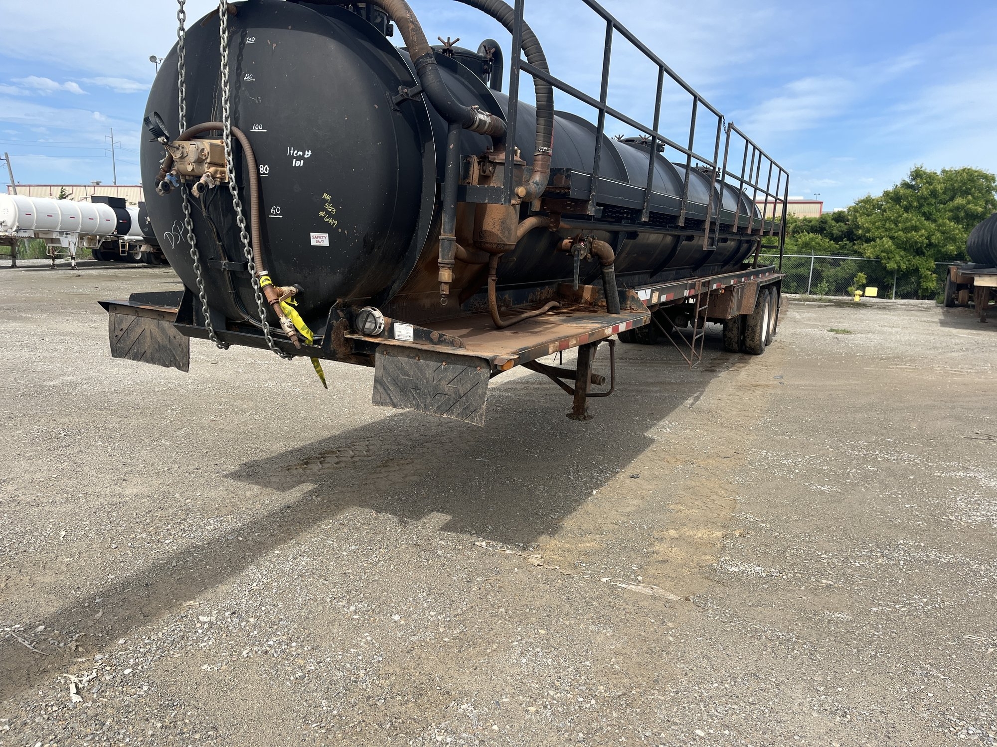 2008 SHOP BUILT  STEEL TANKER TRAILER (A50854)