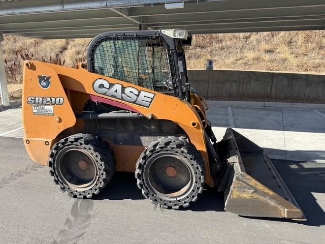 Case SR210 Rubber Tire Skid Steer, Diesel Engine, Auxiliary Front Hydraulics, Hard Rubber Tires, (A59076)