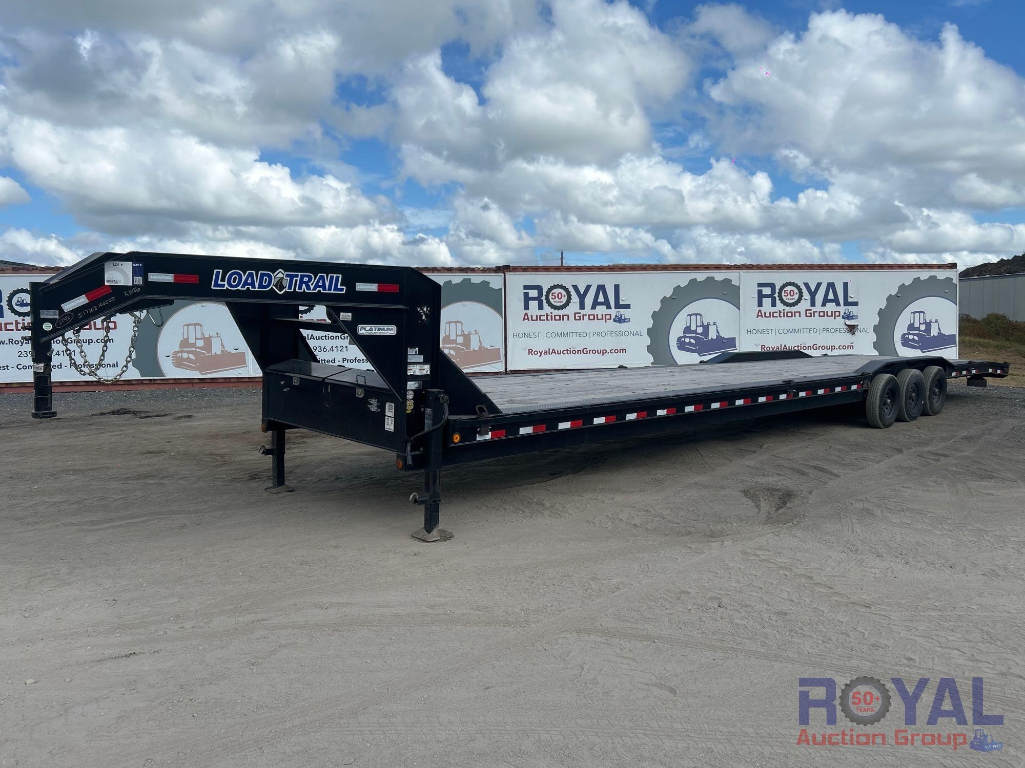 2023 Load Trail Tri-Axle 10 Ton Gooseneck Flatbed Equipment Trailer (A55788)