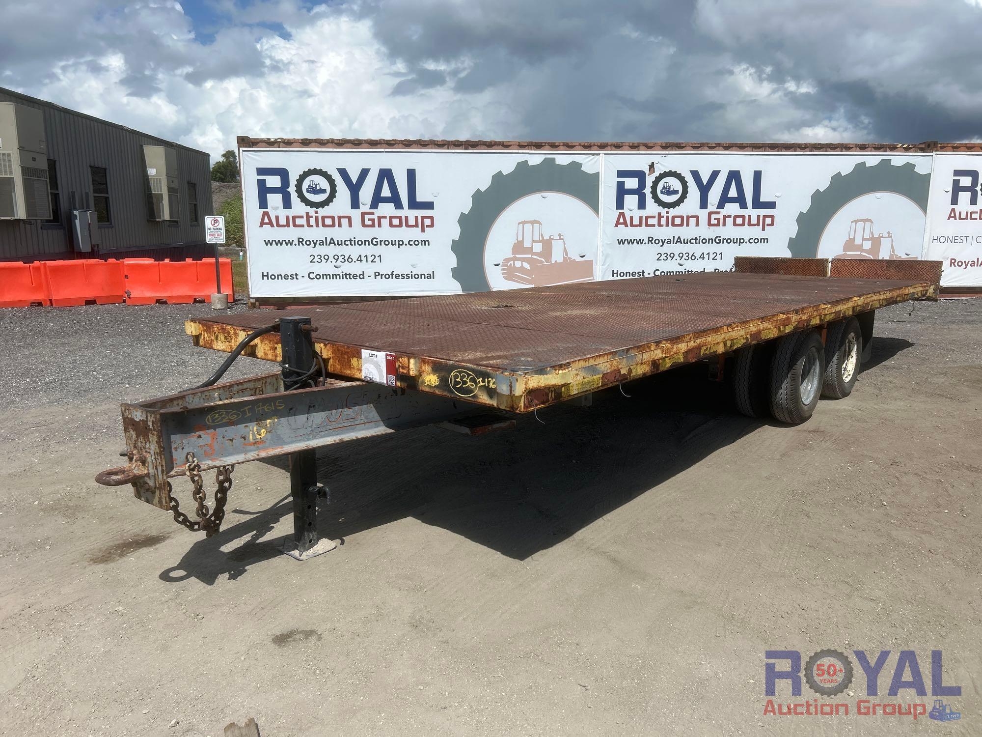 24ft T/A Flatbed Equipment Trailer (A55788)