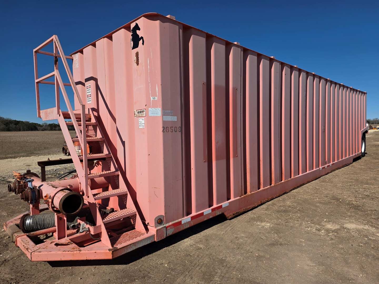 SALTYS MANFUFACTURING 500BBL FRAC TANK (A58216)