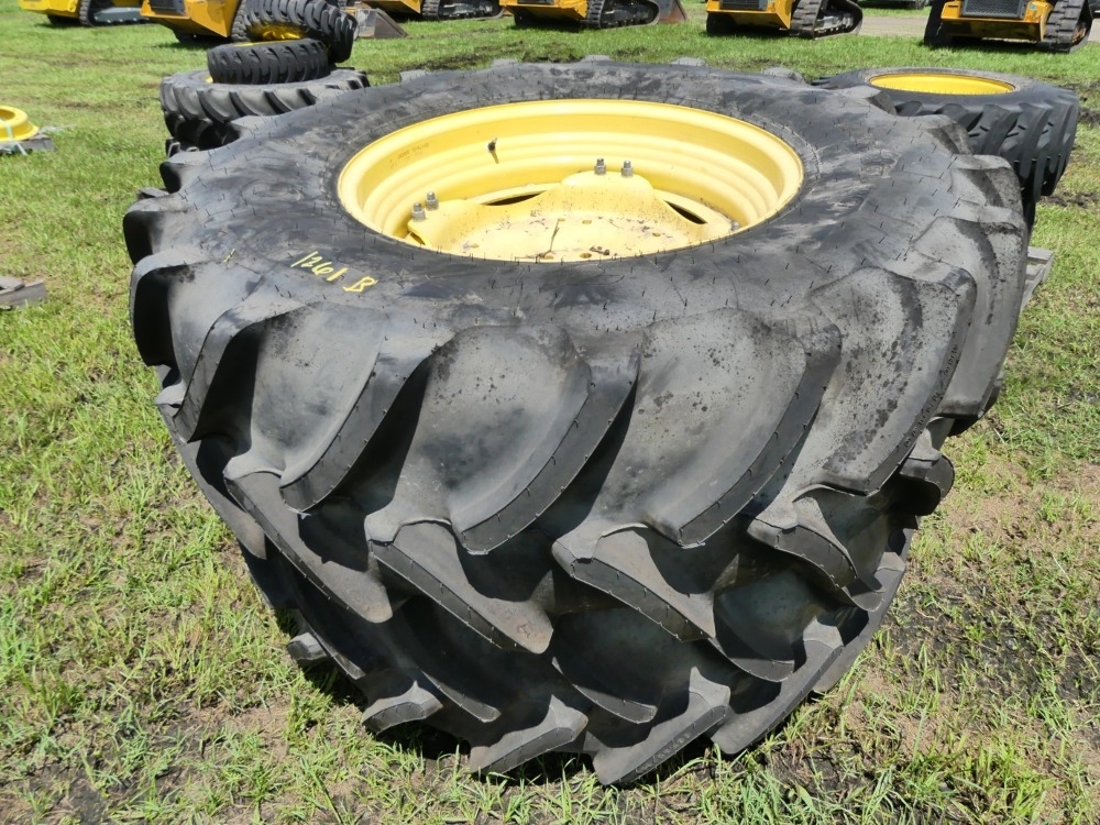 (2) Firestone 460/85R30 Tires and Rims (A50120)