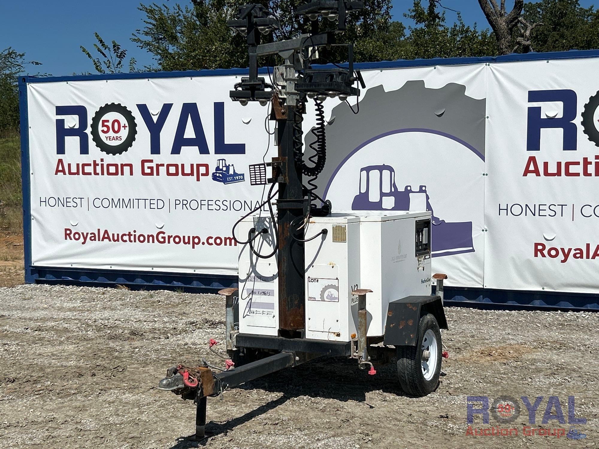 2019 HarbinGer V3 Plus 8KW S/A Towable Light Tower (A52377)