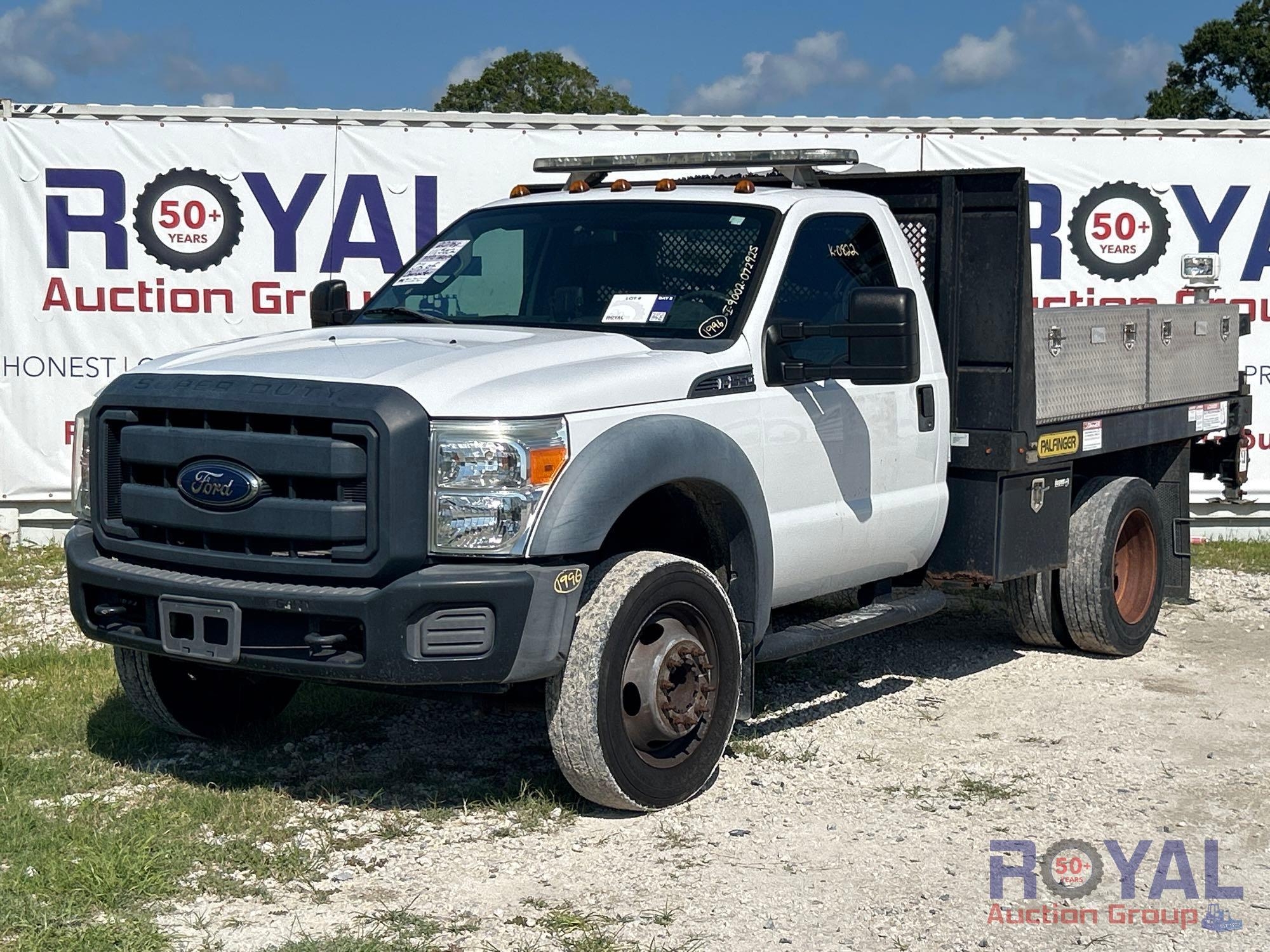 2016 Ford F-550 Palfinger PSC3216 Crane Service Truck (A51692)