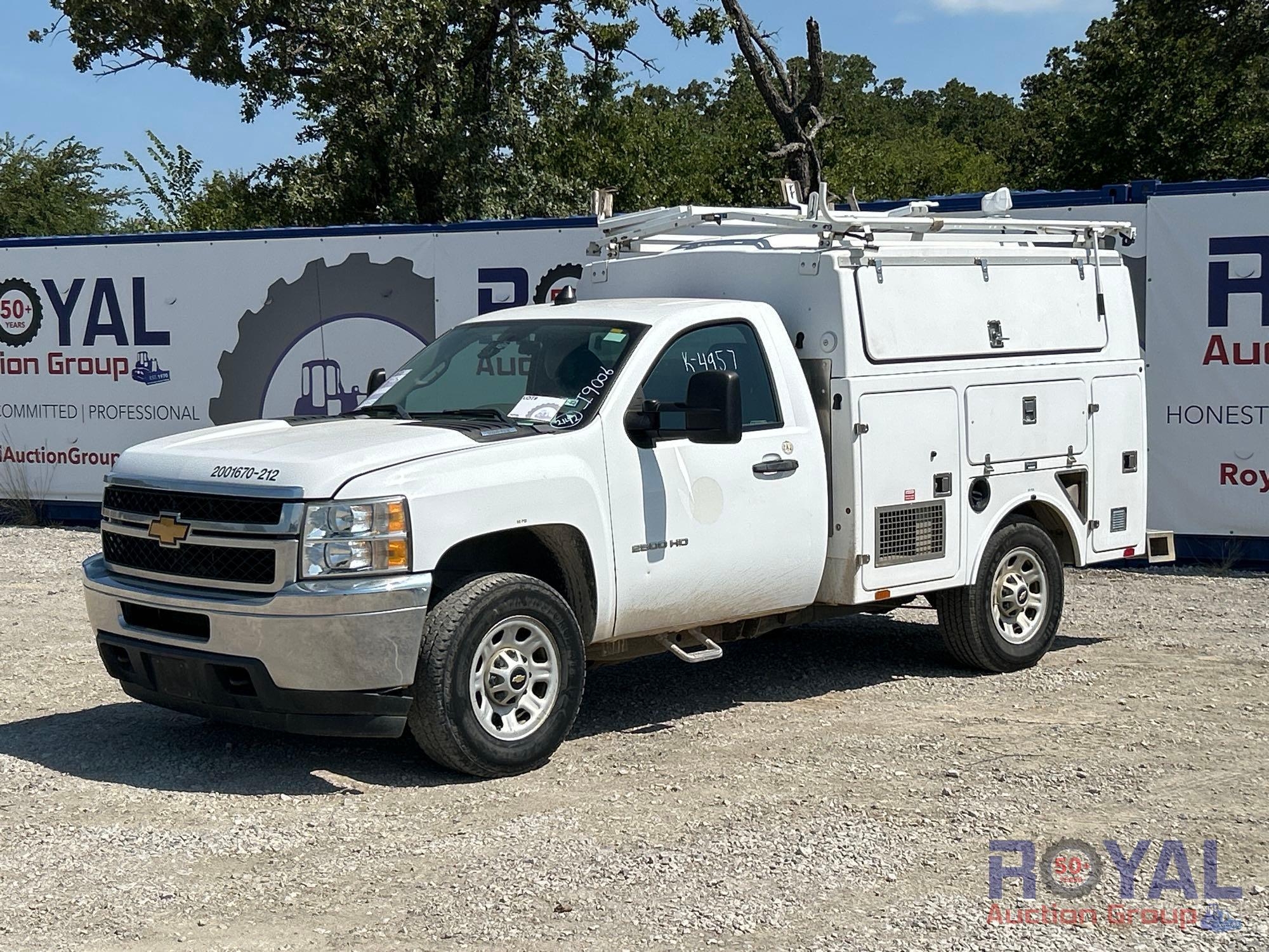 2012 Chevrolet Silverado 2500HD Enclosed Service Truck (A52377)
