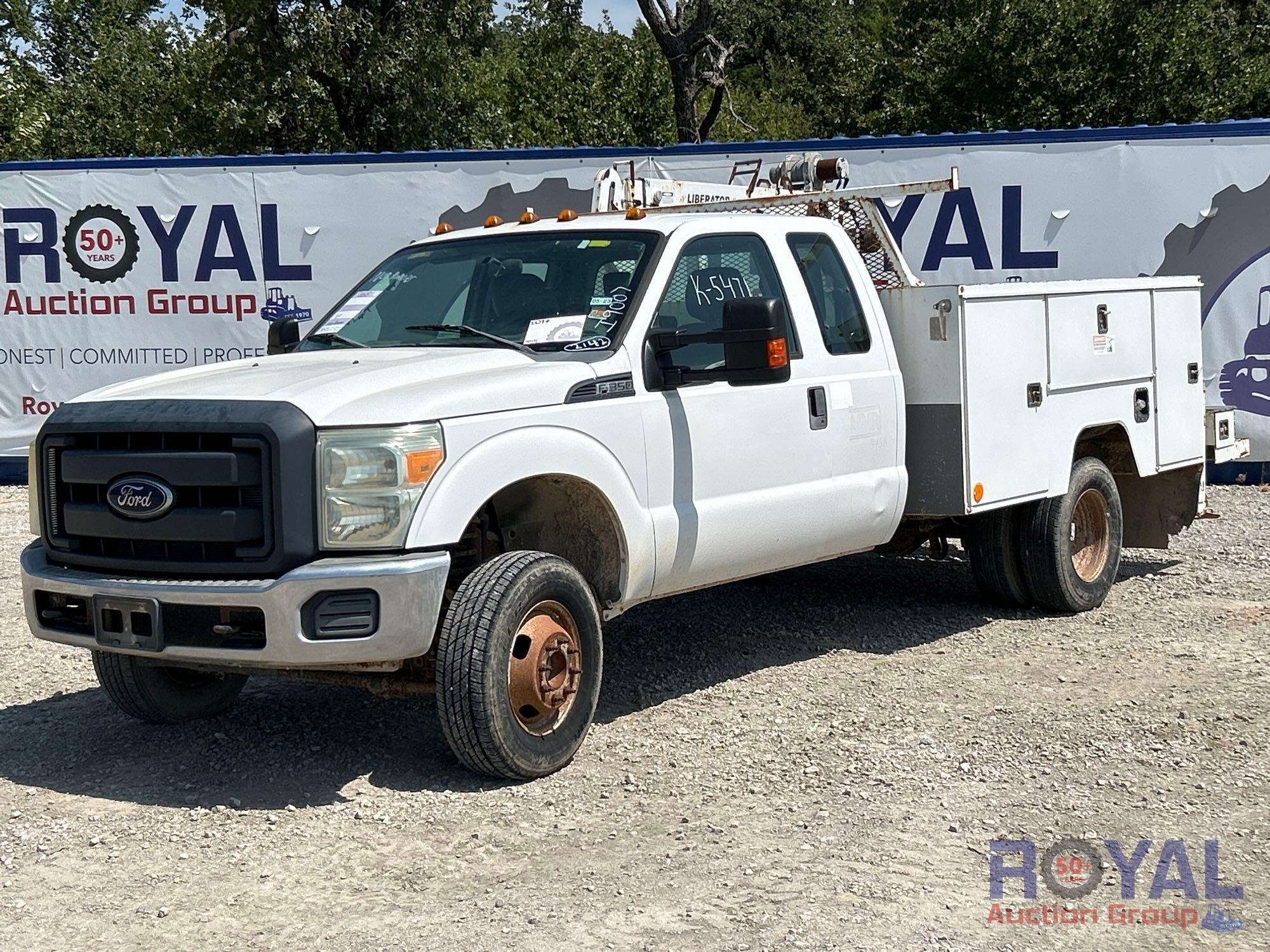 2015 ford f350 4x4 mechanic SERVICE TRUCK (A52377)