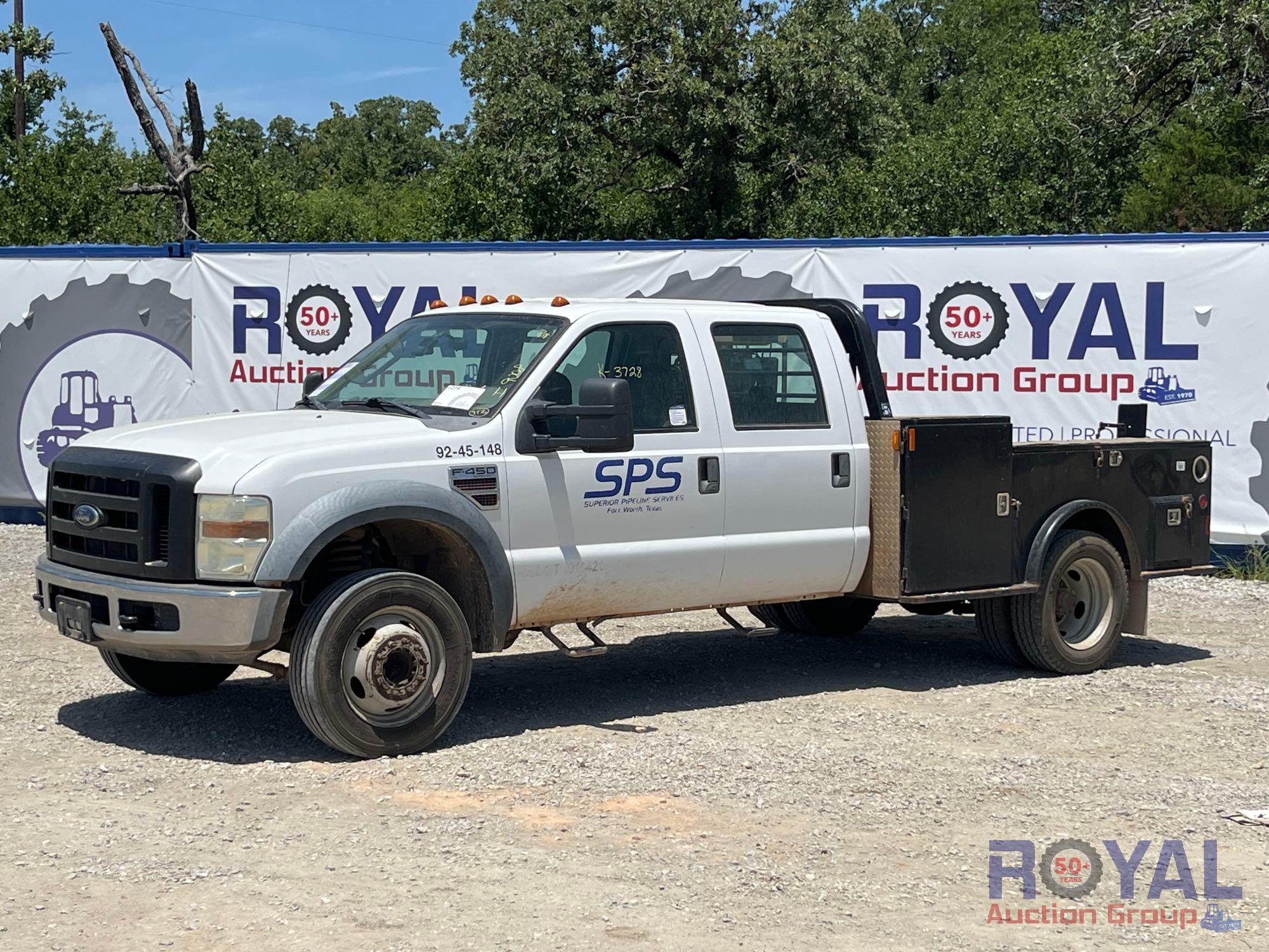 2008 Ford F-450 Crew Cab Service Truck (A49461)