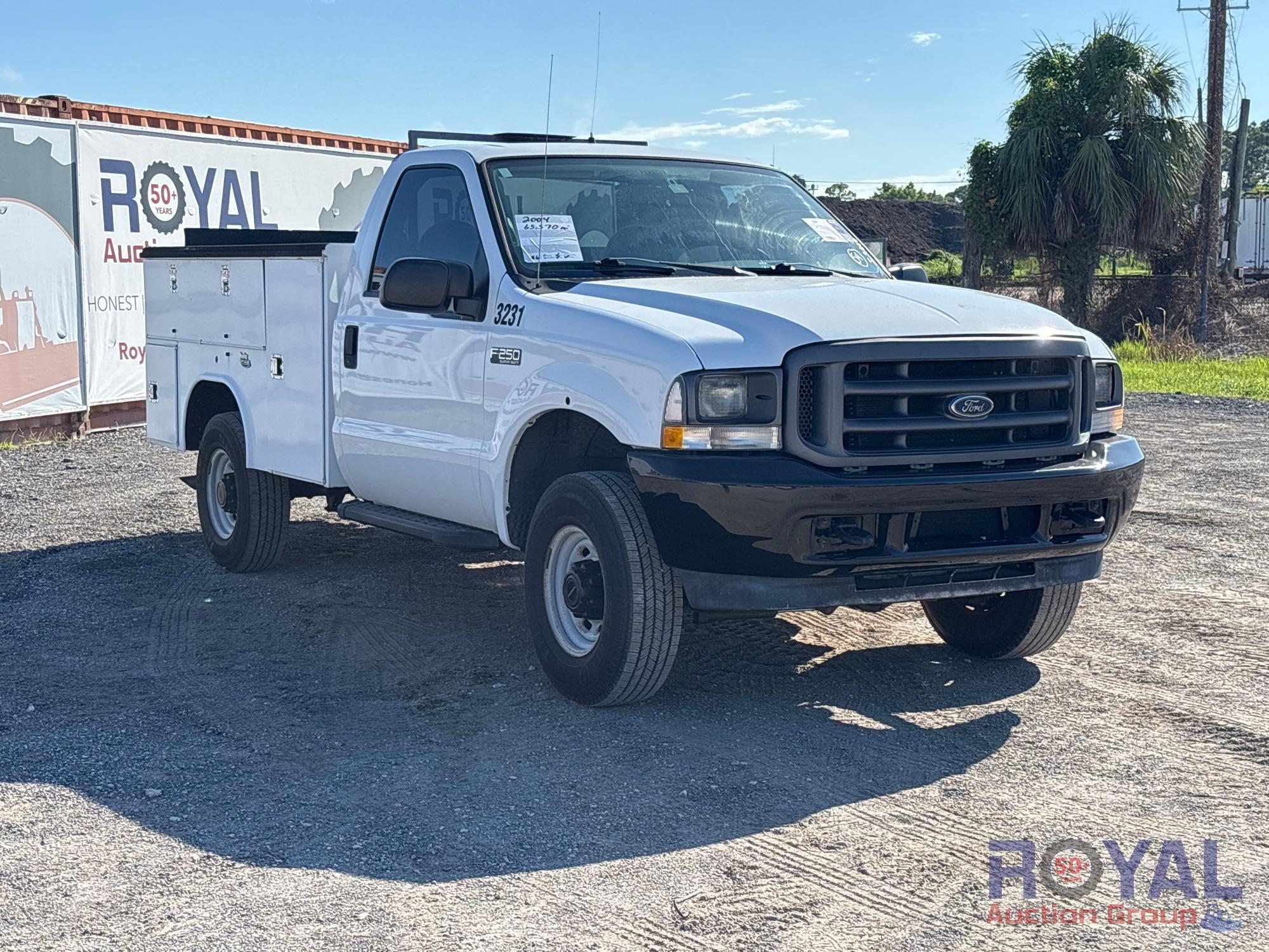 Year: 2004 Make: Ford Model: F-250 Vehicle Type: Pickup Truck Mileage: 65,570 Plate: Body Type: 2 (A53422)