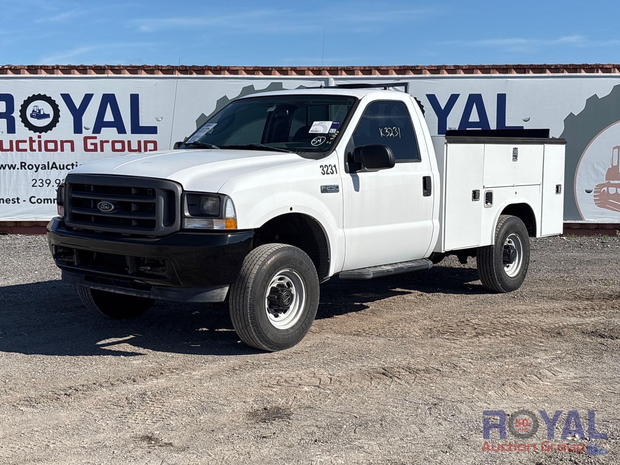 2004 Ford F-250 4x4 Service Truck with Liftgate (A55788)