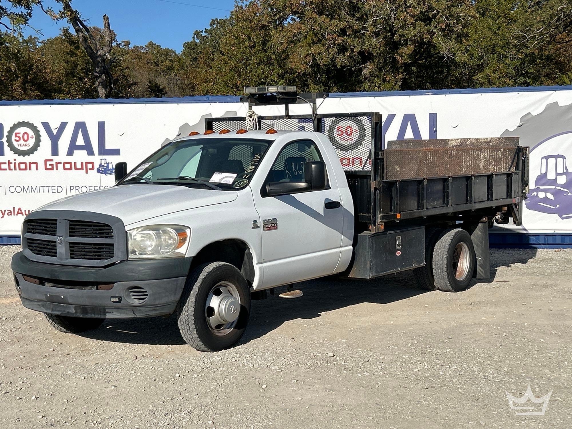 2009 Dodge Ram 3500 Flat bed (A55973)