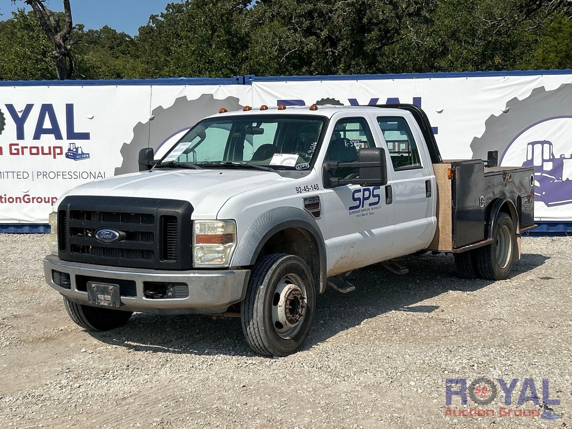 2008 Ford F-450 Crew Cab Service Truck (A52377)