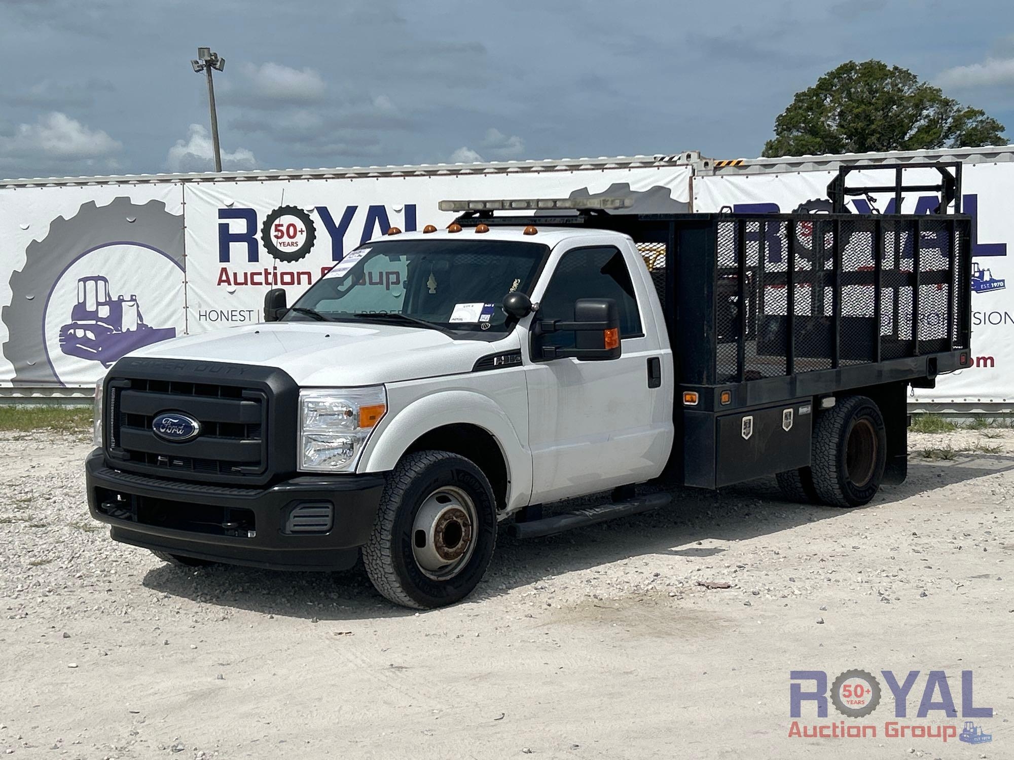2015 Ford F-350 Utility Flatbed Truck (A51692)