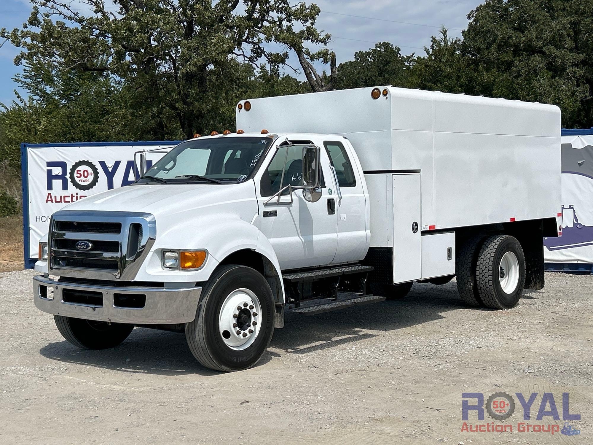 2007 Ford F750 Forestry Chipper Truck (A52377)