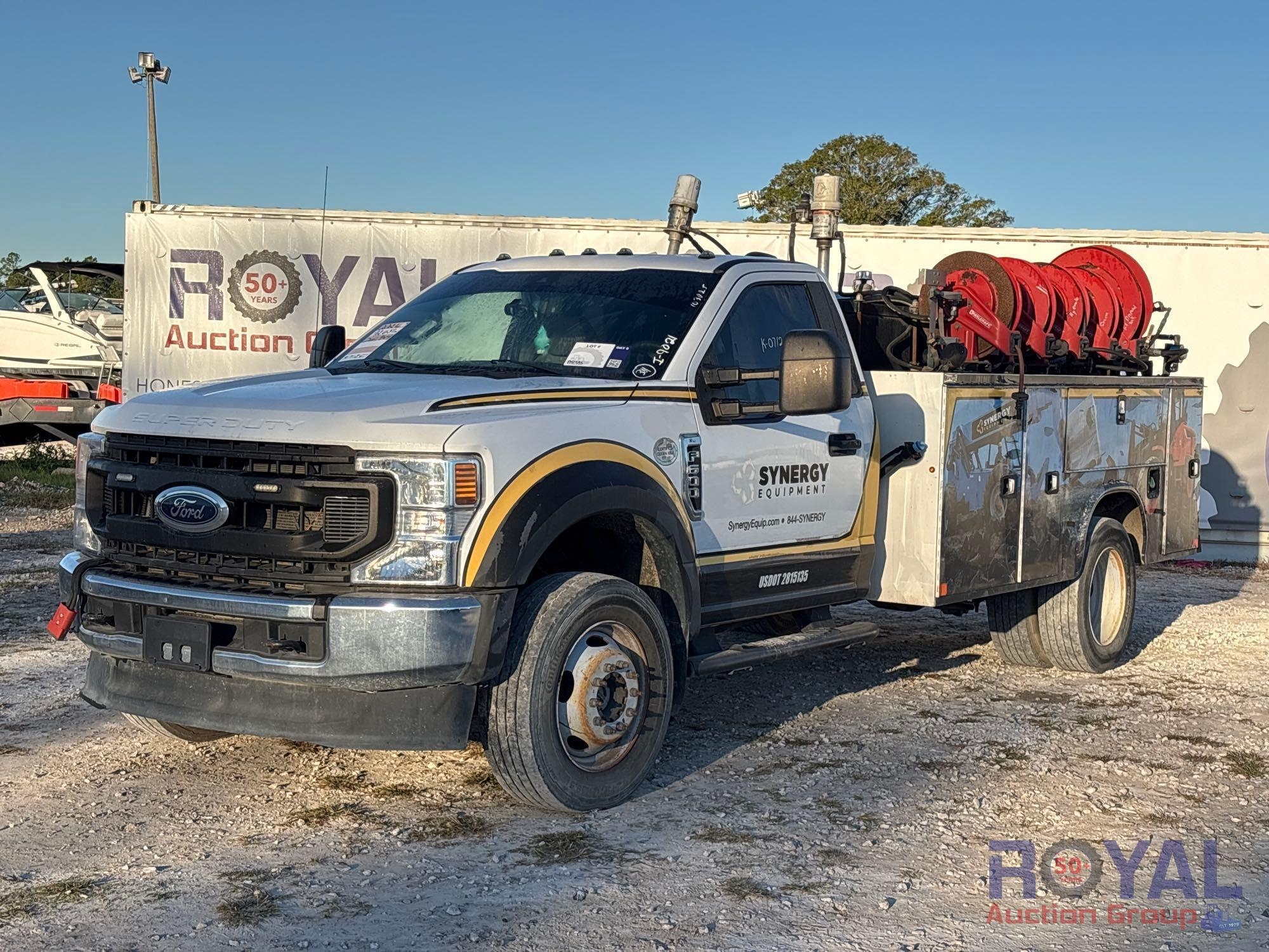2021 Ford F-600 4x4 Service Truck (A55852)