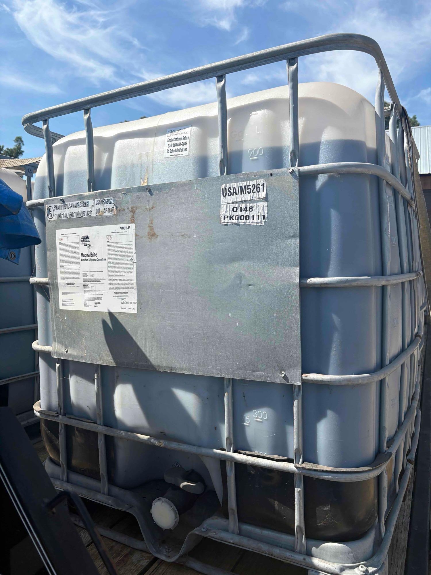(1) 275 Gallons of Aluminum Brightener (A51573)