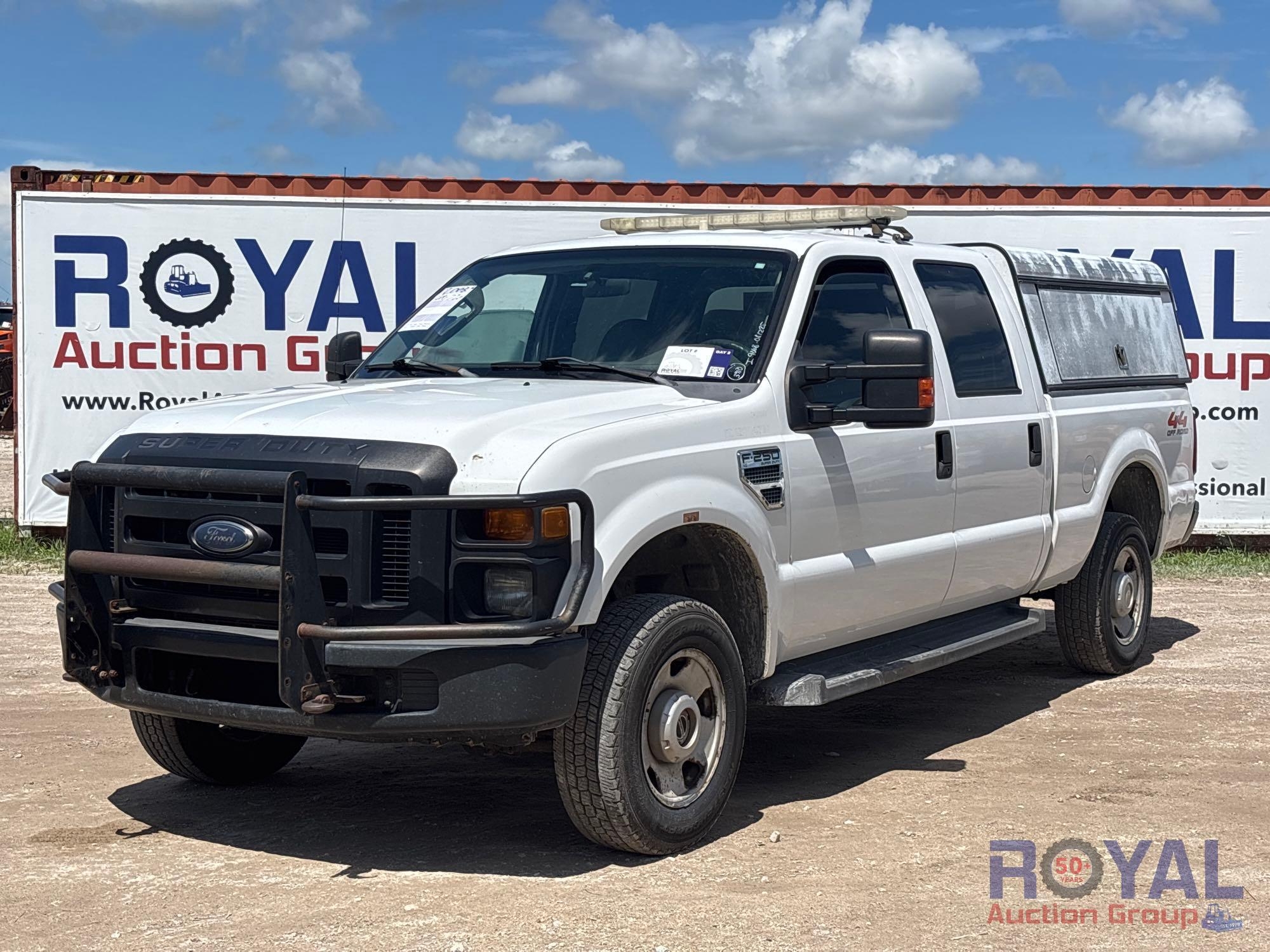 2008 Ford F-250 4x4 Crew Cab Pickup Truck (A53422)