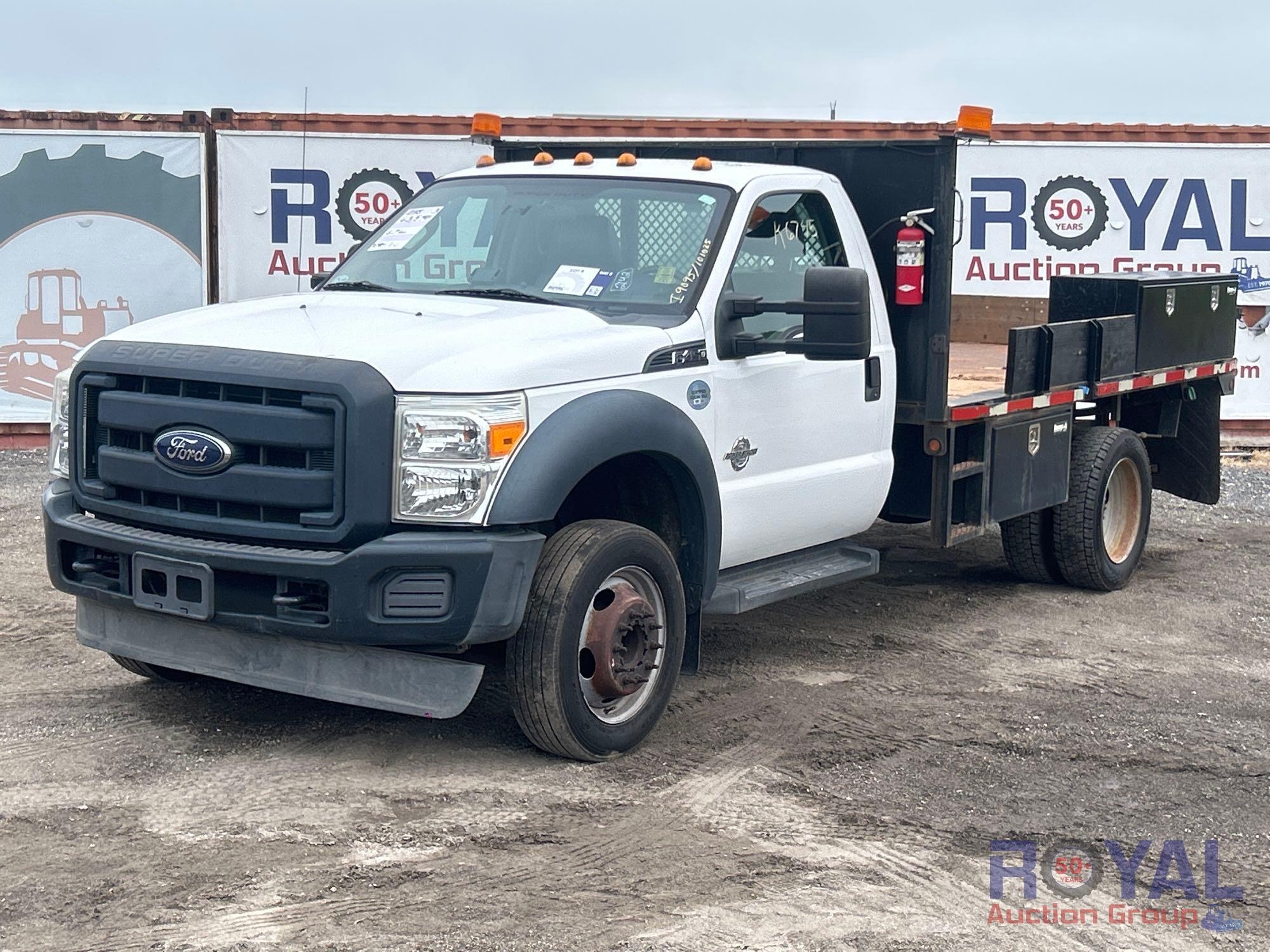 2015 Ford F-450 Flatbed Utility Service Truck (A55788)